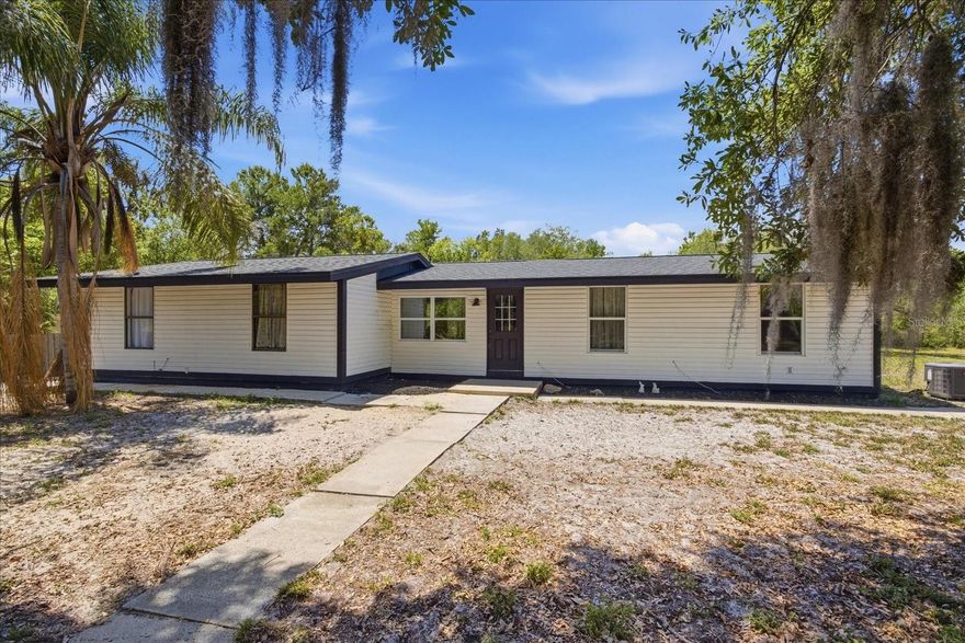 Discover the perfect blend of modern upgrades and peaceful country living in this beautifully renovated home. Tucked away in a quiet, serene neighborhood, this property is zoned for agriculture, making it an ideal retreat for animal lovers or anyone craving space and freedom. Surrounded by neighboring properties with horses, goats, longhorns and chickens, the setting offers an authentic rural charm while still feeling welcoming and connected. Inside, the home has been thoughtfully and completely renovated with durable ceramic tile flooring throughout, creating a clean, cohesive look that’s both stylish and easy to maintain. The baths are designed with a designer’s touch, featuring sleek subway tile showers complemented by distinctive river rock flooring for a spa-like feel. Major upgrades provide peace of mind, including a brand-new roof, a new drain field and septic tank and a state-of-the-art water softener system, ensuring comfort, efficiency and long-term value. This is more than a home, it’s a lifestyle where modern convenience meets wide-open possibility.
