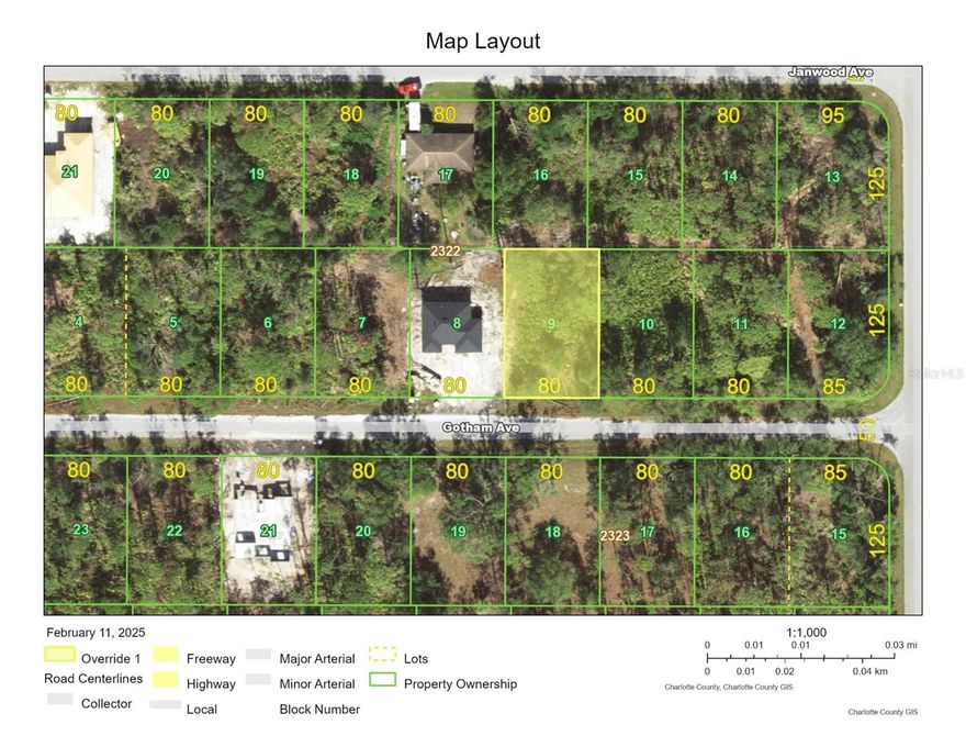 80x110 lot in Rotonda West.