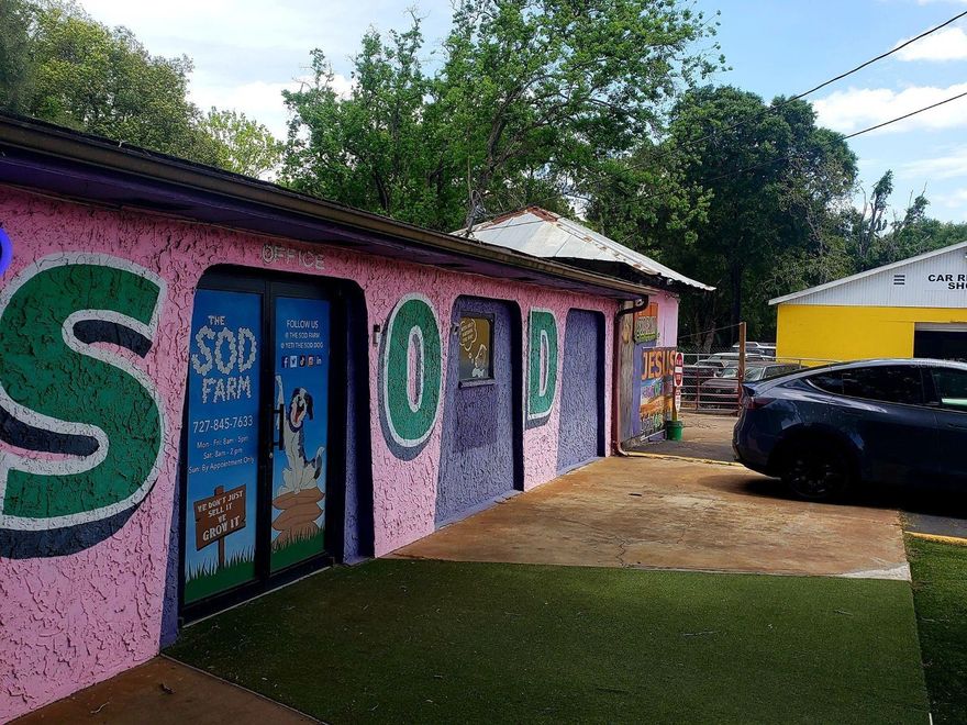 Incredible opportunity to acquire a profitable, well-established sod business with nearly 50 years of local brand recognition, located on the newly expanded Ridge Rd in New Port Richey with daily exposure to over 23,000 vehicles. This turnkey operation spans four parcels totaling 0.86 acres (Parcel IDs: 26-25-16-0020-00600-0400, 26-25-16-0020-00600-0160, 26-25-16-0020-00600-0180, 26-25-16-0020-00600-0390) and includes a spacious showroom, ample storage, and a loyal customer base. Known for top-quality sod products including Bermuda and Zoysia, this business comes fully equipped with two 2020 Kenworth T370 trucks (tri-axle and single axle) and a 2020 Moffett Forklift for efficient delivery and operations. Positioned for continued growth, the property offers unmatched visibility, strong community trust, and proven profitability. The seller is committed to a smooth transition and willing to assist with training. If you're looking for a solid investment with real potential and all the pieces in place, this hidden gem deserves your attention—schedule a private tour and explore the possibilities today.