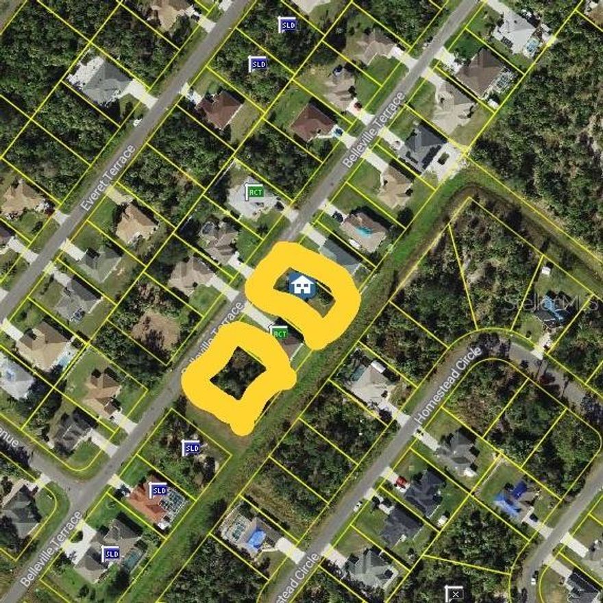 LOT 15 (80X125X80X125) ALONG WITH LOT 17 (100X125X101X125) NICE NEIGHBORHOOD IN NORTH PORT.  WELL AND SEPTIC NEEDED.