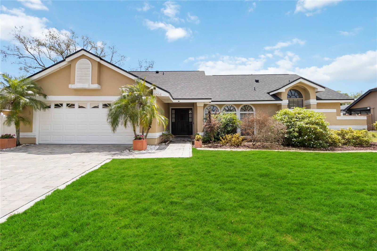 Make sure you see the 3D model and video walkthrough! Smart, Stylish & Full of Character – One-of-a-Kind Pool Home in Casselberry in the A-rated Seminole county school district!
Welcome to 4014 Gallagher Loop—a beautifully upgraded 4-bedroom, 2.5-bath home featuring vaulted ceilings, arched windows, and striking architectural details throughout. The light-filled interior offers a step-down living room, skylit den, and a uniquely designed 7-walled master suite.
The updated kitchen boasts brand-new stainless-steel appliances (including a fridge with 3 ice types!), smart lighting, and under-cabinet illumination. Slide open one of three patio doors and step into a private outdoor retreat—screened pool, raised planter waterfall, exterior sink with butcher block, and new fans create the perfect entertaining space.
Packed with 2024 upgrades: new paint, remote-controlled fans, smart home features, upgraded bathrooms, bidets, pool railings, and more. Plus, a nearly new 4-ton A/C and low-maintenance rubber mulch add lasting value. Architectural charm meets modern convenience—don’t miss this rare gem! Home includes garage refrigerator as well.
No site unseen offers will be considered