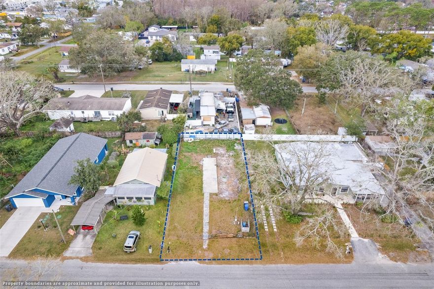 Location, Location, Location! Don’t miss this prime opportunity to build your dream home on a cleared 50x105 lot in the highly sought-after Carrollwood area! Previously home to a manufactured residence, this property comes equipped with an existing well and septic system, with the option to connect to county water. A fantastic location and a rare find—act now to make it yours!