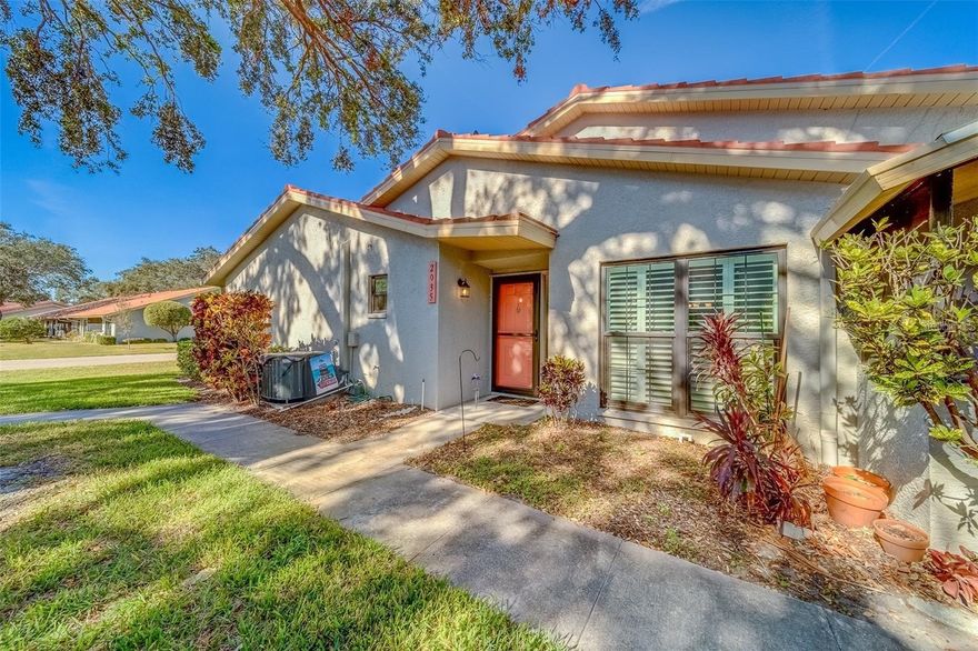PRICED TO SELL! Welcome to this move-in ready, worry free, NON-EVACUATION/NON-FLOOD ZONE 2 bedroom/2 bathroom corner unit villa located in the meticulously maintained & centrally located 55+ community in Clearwater FL. ROOF 2020, IMPACT WINDOWS AND DOORS, HVAC 2016, UPDATED ELECTRICAL PANEL, LUXURY VINYL FLOORING. This home has been recently remodeled and boasts a split floor plan with vaulted ceilings which creates an open and spacious feel. Both bedrooms are generously sized and the primary bedroom features an en-suite bathroom and walk-in closets for added convenience. The kitchen has been fully remodeled and is an open concept connecting the main living areas. The layout lends itself to a wonderful space for entertaining guests. An additional highlight of this property are the two covered and screened patios that provide a great space for fresh air and relaxation. The Villas of Lake Arbor is a pet friendly community and a short drive to award winning beaches, shopping, restaurants, and the Tampa International Airport. Welcome to your very own slice of paradise in the Sunshine State! *** All Information Is Deemed Accurate** Buyer Must Verify**