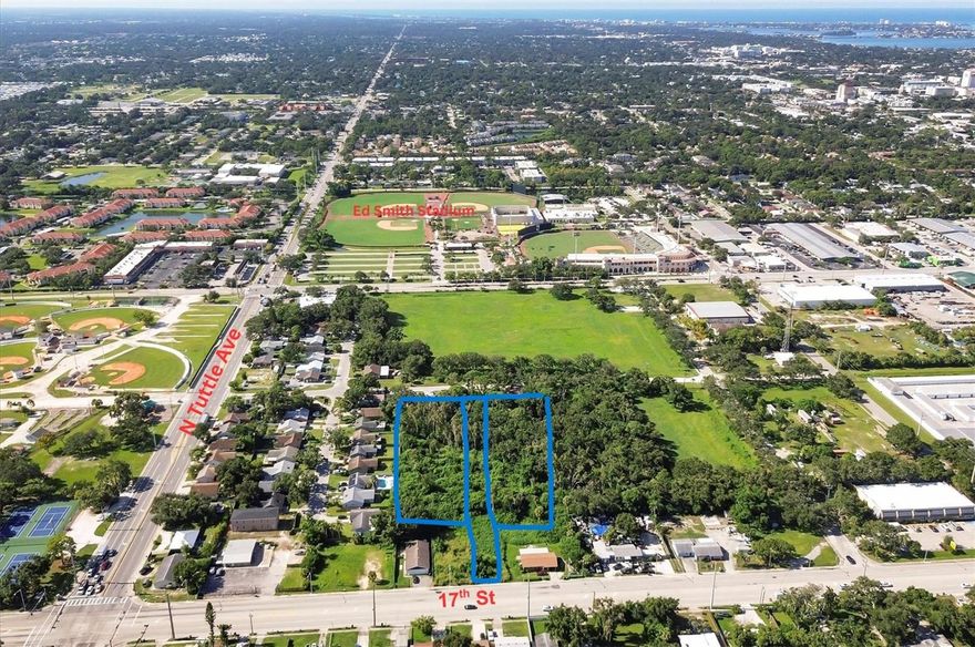 This listing is part of a bundle – all 7 parcels (16 lots) must be purchased together. Parcels are zoned RMF1 - Residential, Multi Family. 1.94 Acres. Located between 17th St and 15th St near Tuttle. This unimproved land is ready for your dream project!  Wanting to build a multi unit project to sell or apartments  to build and hold for residual income? Ideal location just seconds away from Cal Ripkin Baseball, BMX Track and tennis courts. One block away from Ed Smith Stadium. 20 minutes to Lido Beach, I-75 and 10 minutes to downtown Sarasota. (Parcels: 2023010071; 2023010069; 2023010065; 2023010078; 2023010067; 2023010082; 2023010080)