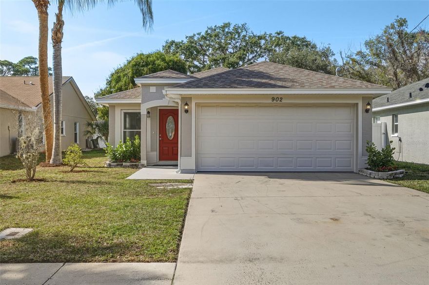 This 3-bedroom, 2-bath home offers a functional layout, an attached 2-car garage, and several major system updates that add real value. It’s a solid option for a first-time homeowner or anyone looking for a straightforward, low-maintenance home.

The roof was replaced in 2017, the HVAC system in 2021, and the water heater in 2020. Inside, the home features tile flooring in the main living areas, carpeted bedrooms, and neutral finishes throughout. The kitchen includes white cabinetry, laminate countertops, stainless steel appliances, and an open connection to the living and dining areas.

The primary bedroom includes an en-suite bath and walk-in closet. Two additional bedrooms provide flexibility for guests, a home office, or family use. Sliding doors lead to the backyard, offering usable outdoor space.

Located in an established neighborhood with no HOA fees.

A well-cared-for home with key improvements already in place and ready for its next owner.