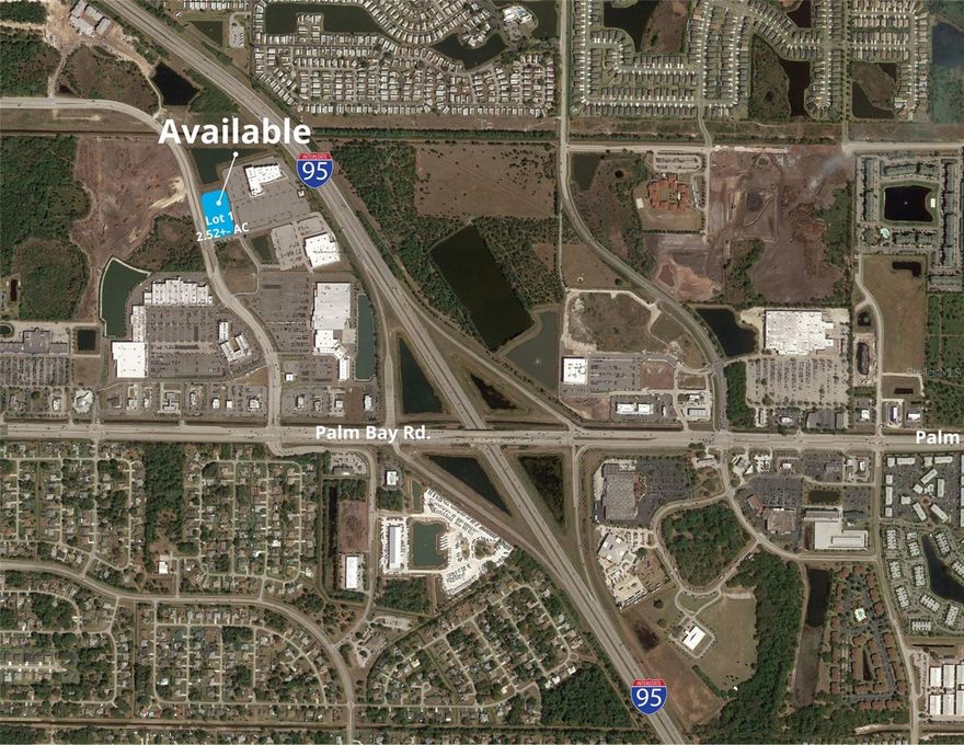 Positioned within the highly successful Hammock Landing shopping center, this ±2.52-acre commercial parcel represents one of the final remaining development opportunities along the rapidly expanding Norfolk Parkway corridor. Strategically located at the gateway to West Melbourne’s premier retail and mixed-use destination, the property offers unmatched visibility and accessibility, just off Interstate 95 and surrounded by nationally recognized anchors including Target, Kohl’s, AMC Theatres, Ulta, Panera, and Academy Sports.

The site was previously planned for a SpringHill Suites by Marriott, underscoring its suitability for hospitality, medical, or retail development. All major utilities are available at the lot line, and a completed Phase I Environmental Site Assessment and ALTA/NSPS Land Title Survey confirm a clean, developable condition. With commercial zoning and flexible entitlements within the City of West Melbourne, the parcel provides an ideal canvas for developers seeking immediate entry into one of Brevard County’s fastest-growing trade areas.

Situated within minutes of Melbourne Orlando International Airport, Downtown Melbourne, and the Space Coast’s leading employers including L3Harris, Northrop Grumman, SpaceX, and Blue Origin, the site benefits from a robust daytime population, strong tourism flow, and consistent year-round traffic generated by surrounding retail and residential communities.

Offered at $2.5 million, the property is competitively positioned. With superior access, entitlements, and infrastructure, 4325 Norfolk Parkway stands as a shovel-ready opportunity for national or regional developers seeking a flagship presence within Florida’s booming Space Coast corridor.