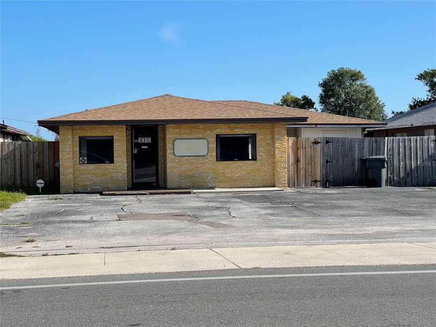 This is a great home with great opportunity. Previously used as a home with an at home business there is lots of room for potential with over 1700 sq ft. The home features three bedrooms, one and a half bath, kitchen, dining room and living room. Great view of the lake with a large concrete back patio and a recently installed 30 foot dock great for fishing. Out the side door is a courtyard and a workshop. There are 2 A/C units for front and back of the house. This home is only listed at $224,900. The house just to the west is also available for sale, as is the lot two doors down from this house, which will be listed shortly. Roof replaced 12/2022. Call for personalized showing easy to show.