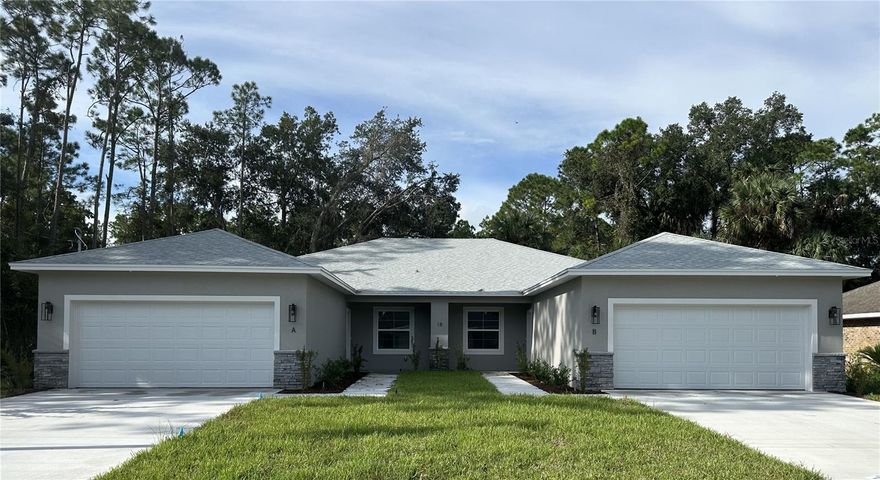 Welcome to this stunning 3 bedroom, 2 bathroom, 2 car garage 1/2 duplex located in Palm Coast, FL. This well constructed duplex has a modern and sleek design that is perfect for those looking for a stylish and comfortable living space. Features: stainless appliances, tile and laminate flooring throughout, granite countertops and high ceilings that create a spacious and airy atmosphere. The interior laundry room provides convenience and functionality for everyday living. Don't miss out on the opportunity to make this 1/2 duplex your new home.
Lawn care included. Contact us today for more information.
(pictures are prior to current tenant)

No Smoking

Pets considered, non-refundable fee and monthly pet rent

1st months rent of $1995.00, Security deposit of $2000.00, screening fee $30.00 per 18 year old and over, lease prep of $50.00 & Resident Benefits Package is an additional $40 monthly fee.

All Clarion Group, Inc. residents are enrolled in the Resident Benefits Package (RBP) for $40.00/month which includes renters insurance, HVAC air filter delivery (for applicable properties), credit building to help boost your credit score with timely rent payments, $1M Identity Protection, move-in concierge service making utility connection and home service setup a breeze during your move-in, our best-in-class resident rewards program, and much more! More details upon application.