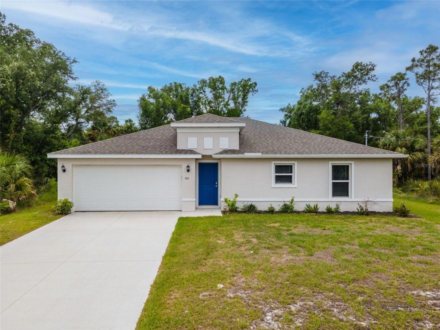 Welcome to this like-new 3 bedroom, 2 bath home in North Port, FL that feels fresh and ready for you to move right in. This home has only been lived in for one year as a rental, so it still has that clean and modern feel buyers love. As you walk in, you will notice the bright and open layout that makes it easy to enjoy time with family or friends. The kitchen offers plenty of space to cook and gather, while the living area feels warm and inviting. Each bedroom is cozy and gives you a quiet place to rest, and the main bedroom includes its own private bath for extra comfort. Outside, there is room to relax, play, or enjoy the sunny Florida weather. With newer features, you can enjoy less upkeep and more peace of mind. Located in the growing city of North Port, you are close to parks, shopping, dining, and just a short drive to beautiful Gulf beaches. This home is a great fit for first-time buyers, seasonal living, or anyone looking for a smart investment. Move-in ready and easy to love, this home is one you do not want to miss.