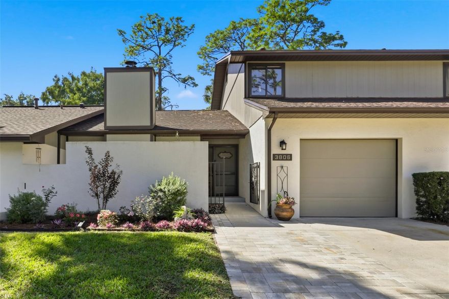 Updated and move-in ready 3 Bedroom, 2.5 Bathroom Townhome in Fox Meadow. This home offers a
thoughtfully designed layout featuring the Primary Bedroom conveniently located on the first floor, with two spacious additional bedrooms and a full bathroom upstairs, providing privacy and comfort for family or guests. Numerous updates ensure peace of mind, including a new roof installed in August 2023, an updated AC and gas furnace in August 2021, and a new hot water heater in 2021. The kitchen, completely renovated in 2023, showcases new cabinetry, quartz countertops, tile backsplash, and updated stainless steel appliances, along with a charming breakfast nook and a separate dining area perfect for gatherings. There is no carpet throughout, enjoy beautiful wood flooring in the living room and all bedrooms, and tile in other areas for easy maintenance. The spacious Primary Suite includes a walk-in shower, vanity area, and large walk-in closet. One of the bedrooms is equipped with a Murphy bed to easily transition between a guest room and an office or flex space. The attached garage is equipped with a newer garage door opener and a convenient laundry area. The front driveway is expanded with pavers to fit two vehicles in the driveway. Both the front and rear courtyards are gated for added privacy, creating tranquil outdoor spaces to relax or entertain. The enclosed Florida room, finished with tile flooring, extends your living space and provides a beautiful setting to unwind year-round. Access to the community pool is just steps from the home. Fox Meadow residents enjoy access to a community pool, and lawn and shrub maintenance are included in the HOA. Conveniently located just minutes from downtown Ocala, shopping, dining, and entertainment.