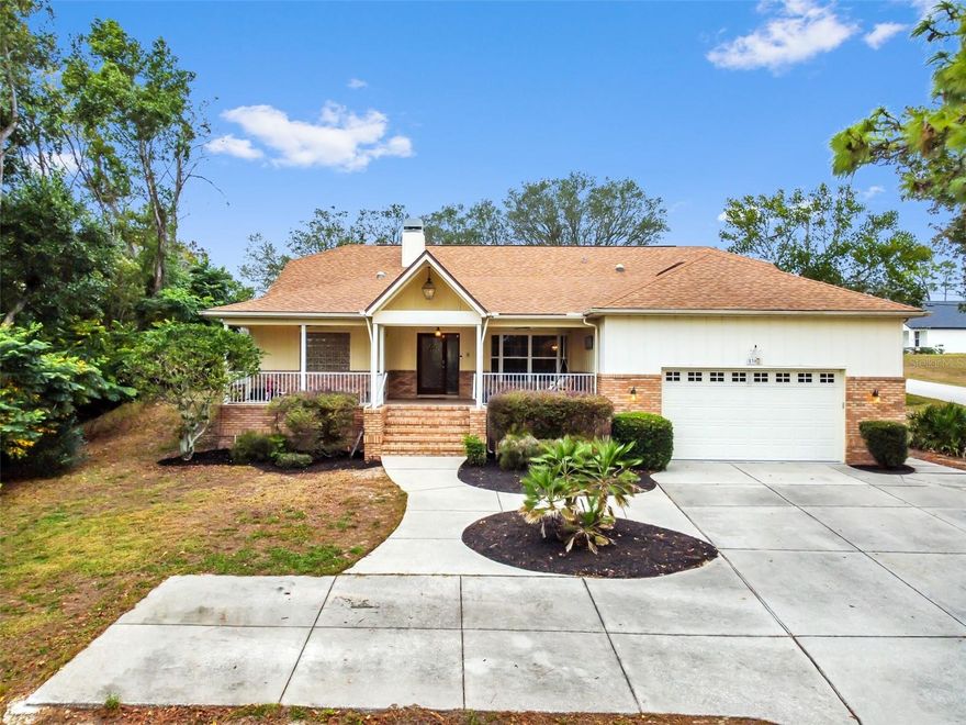 If you’ve been manifesting a Florida home with no HOA, a pool, a golf-course backyard, almost half an acre corner lot, AND a porch swing… the universe heard you. This 4-bed, 2-bath cutie has sliding doors EVERYWHERE. The living room opens to the pool. The primary bedroom opens to the pool. A guest bedroom opens to the pool. Basically, if you can’t find the pool from inside this house, that’s a you problem.
That guest bedroom also features a generous walk-in closet, making it ideal for guests or multigenerational living.
The oversized 26×26 garage (with 12-ft ceilings AND a bonus room 12x 10!) is perfect for cars, toys, tools, hobbies… or that Christmas décor collection nobody talks about. Roof 2017, water heater 2018, and minutes to Weeki Wachee Springs, shopping, dining, and all the Spring Hill essentials. If you want a home that’s charming, functional, entertaining, and has golf-course views from both the front porch and the pool…
This is the one.