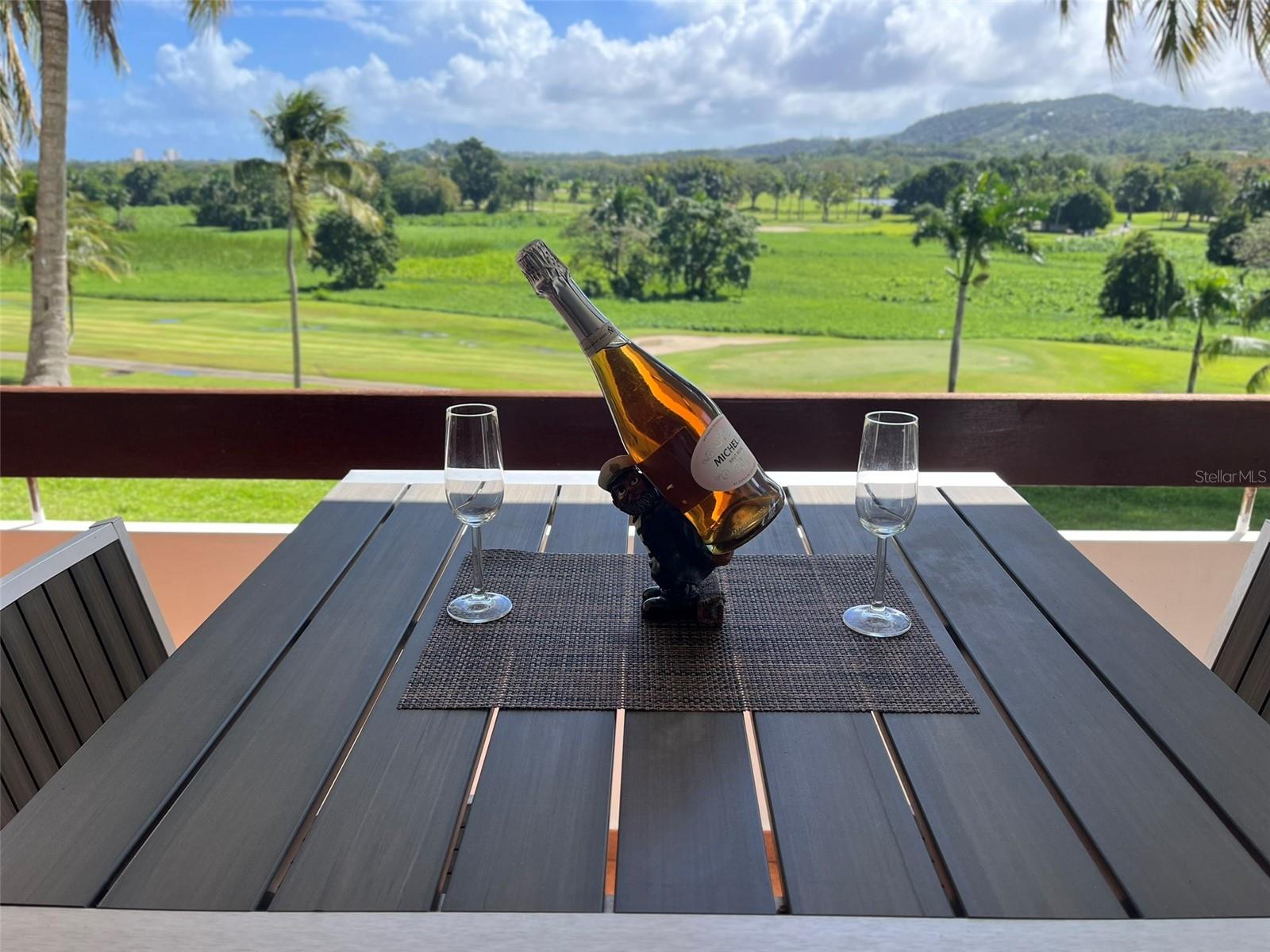 Now available for 6-month or 1-year lease! Enjoy resort-style living at this elegant first-level villa in RÃo Mar Village. This 2-bedroom home features spacious in-suite bathrooms, a modern fully equipped kitchen, open-concept living areas, and a private terrace with stunning golf course views. Live surrounded by tropical beauty in a secure, gated community with pools, beach, and golf course access. Stroll or bike through lush grounds and enjoy exclusive access to Wyndham RÃo Mar Resort. Only 16 miles from the airport, 10 from The Outlet 66, and 3.5 from El Yunque Rainforest. $3,200/month.