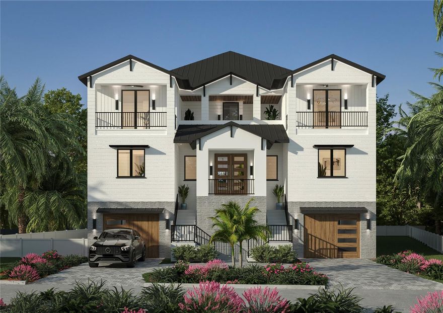 Pre-Construction. To be built. Welcome to Your Dream Coastal Retreat Steps from Siesta Beach! This custom three-story home on Siesta Key’s coveted north end features five bedrooms, 4 full and 1 half bathrooms and combines elegant design, elevated construction, and thoughtful luxury finishes. The light-filled, open-concept floor plan seamlessly connects the great room, dining space, and a gourmet chef’s kitchen, which features a quartz waterfall island, custom cabinetry, and high-end appliances. **Expansive sliding glass doors open to over 1,200 square feet of covered outdoor living space, framing views of lush tropical landscaping and a resort-style pool with a sun shelf. The primary suite is a true sanctuary, complete with a free-standing soaking tub and an oversized walk-in shower. The outdoor living experience is unrivaled. Multiple covered lanais and balconies provide perfect spaces for entertaining, relaxing with morning coffee, or enjoying Sarasota’s sunsets. **Additional features include an elevator servicing all three levels, additional guest suites, flexible bonus spaces, a two-car garage, and storm-rated windows and doors for elevated construction. Stylish coastal architecture with Hardie board siding and a metal roof completes the package. **Located just steps from Siesta Key’s world-famous beaches and minutes from the vibrant shops and restaurants of Siesta Village, this location offers the perfect blend of luxury and island lifestyle. **Short-term rentals are permitted, providing a flexible investment opportunity. **This property is also conveniently located in close proximity to Downtown Sarasota, Southside Village, and top hospitals, restaurants, and entertainment. This is your chance to build a custom masterpiece in a truly unparalleled location. Build your dream home with us, or purchase the lot and plans separately. Use our trusted general contractor or bring your own builder. Are you ready to turn your vision into a reality?