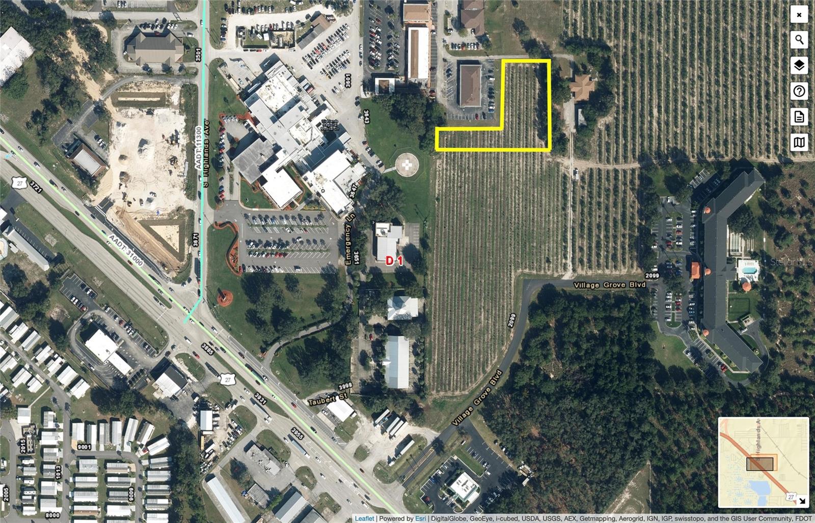 MEDICAL CENTER - Land