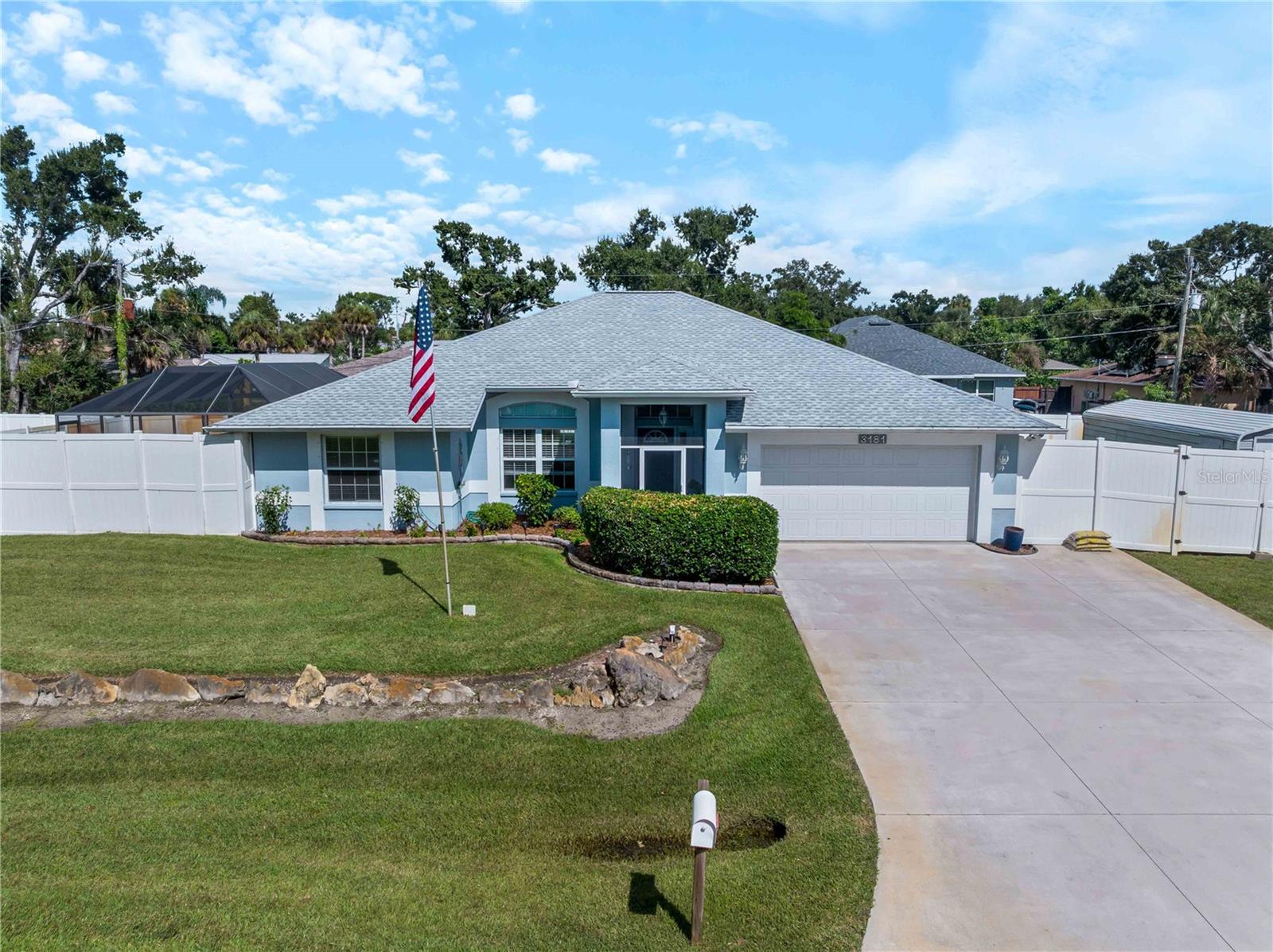 ### Welcome Home to 3181 Fallow Rd, Venice, FL 34293
Discover the epitome of Florida living in this immaculately maintained 4-bedroom, 2-bathroom single-family pool home, perfectly situated in the heart of Venice just minutes from pristine beaches and world-class amenities. Nestled on an expansive 16,000 sq ft lot, this property offers unparalleled privacy and space, ideal for families, entertainers, or those seeking a serene retreat with room for all your toys.
Step inside to soaring vaulted ceilings that flood the open floorplan with natural light, creating an airy and inviting atmosphere. Thoughtful interior features like built-in cabinetry, ceiling fans throughout, split bedrooms for ultimate privacy, and walk-in closets in the primary suite ensure comfort and convenience at every turn. The heart of the home boasts a well-equipped kitchen that flows seamlessly into the living and dining areas, making it perfect for casual gatherings or formal dinners.
Outside, your private oasis awaits on this generously sized homesite—professionally landscaped with lush tropical greenery and meticulously manicured grounds. The full irrigation system keeps everything vibrant year-round, while the fully fenced backyard, enclosed by durable 6-foot white vinyl fencing, provides a secure haven for pets, kids, and alfresco relaxation. Dive into endless summer fun with your own sparkling pool, and with plenty of room left for a garden or outdoor play area, the possibilities are endless.
Practical upgrades add peace of mind: a brand-new roof installed in 2021, an oversized attached garage for everyday vehicles, and a very large detached shed offering abundant storage for boats, RVs, or workshop dreams. Located in the desirable 34293 zip code, you're moments from US 41 for easy access to Venice's charming downtown, top-rated schools like Venice Senior High, and the Gulf Coast's sugar-sand shores.
This gem won't last long—schedule your private showing today and start living the Venice lifestyle you've always dreamed of!
Welcome Home!
