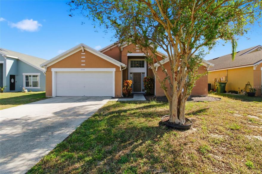 Lake Rochelle Estate, 4 Bedrooms, 3 Bathroom home built 2006, 2,070 Sq ft, Split plan, Formal Dining Room separate, Family Room, Large Master bed Room walking Closet, Master Bathroom suite with Garden Tub & Walk in Shower, Breakfast Area, Vaulted Ceiling, New vinyl flooring throughout the house, Ceramic Tiles in Wet areas, Easy Access to Disney World, Lego land & Downtown Winter Haven.