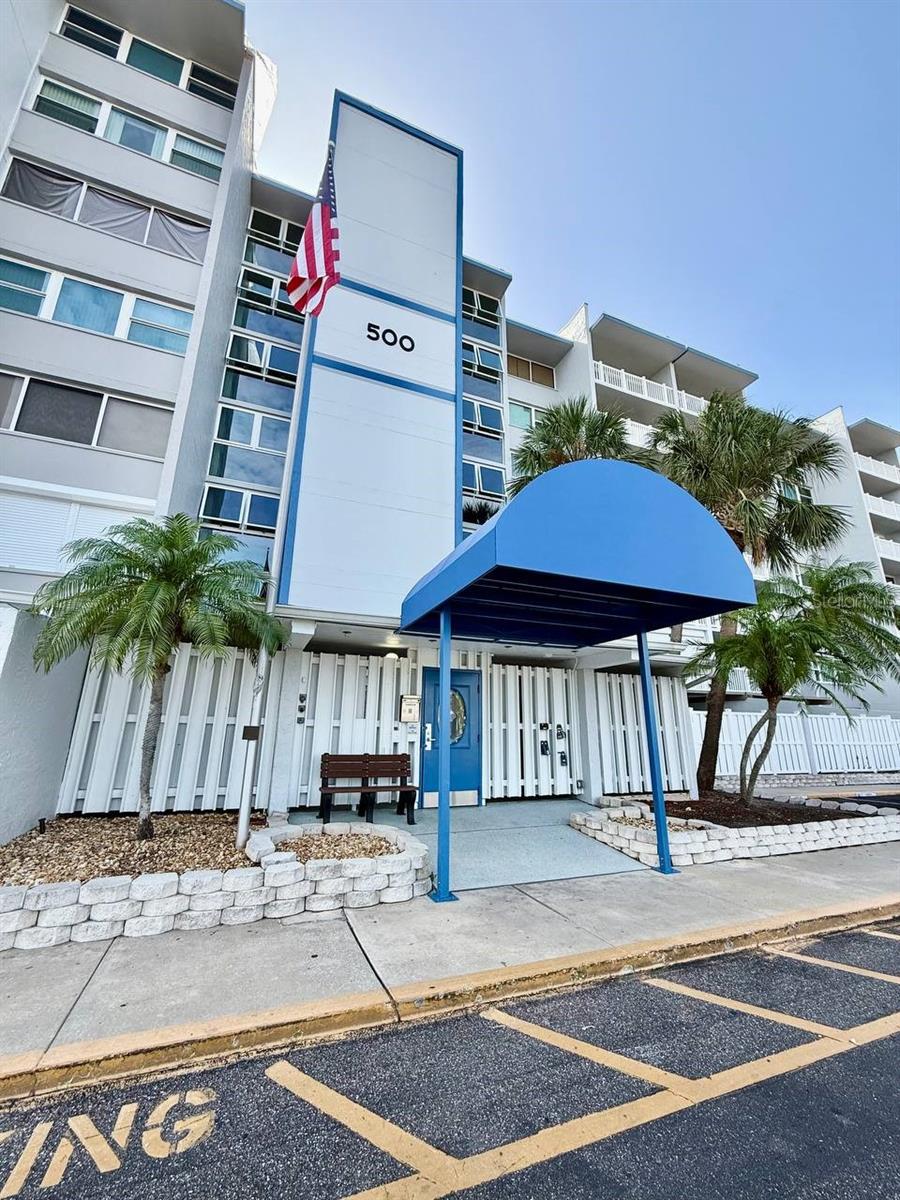 Live the ultimate beachside lifestyle in this charming 4th-floor 1-bedroom, 1.5-bath condo located in the heart of Treasure Island. With ceramic tile and wood laminate flooring throughout, this home offers easy, low-maintenance living with a coastal flair, with *BRAND NEW* appliances! The open floorplan is filled with natural light, creating a warm and inviting atmosphere. The kitchen is equipped with stainless steel appliances and ample cabinetry, making meal prep and storage a breeze. Ceiling fans throughout the home add comfort year-round. Step through the glass sliders onto your private balcony, perfect for relaxing outdoors and taking in the scenic views. The full bathroom features a shower/tub combo, and a stackable washer and dryer are conveniently included. Whether you're looking for a weekend getaway or full-time beach living, this condo offers the perfect retreat just moments from the sand, local shops, restaurants, and entertainment. Come enjoy the best of Treasure Island living! Renters insurance is required, with liability of $300,000. Cable, water, trash and sewer are all included in rent. The HOA covers the internet. One pet welcome, 10 lbs max. Must have animal liability insurance coverage. Vacant and Available Now!