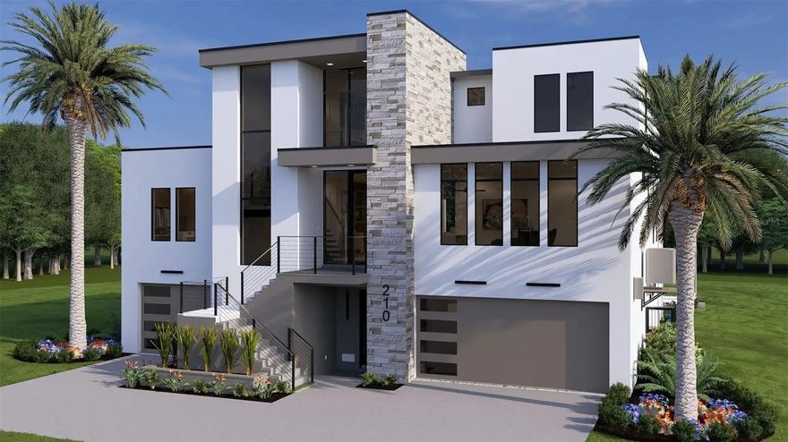 One or more photo(s) has been virtually staged. Under Construction. A striking expression of modern contemporary design, the Westshore is a three-story elevated residence thoughtfully crafted to combine architectural beauty with enhanced protection above flood zones. This exceptional property is offered as a fully furnished AR Home by ARTHUR RUTENBURG MODEL with a LEASEBACK opportunity, presenting a rare chance to secure a high-end asset with built-in rental income—an ideal investment for the discerning buyer.

Designed for those who value both form and function, the home features a spacious 4+ car garage and a private elevator providing effortless access to all levels. At its core, a chef’s kitchen outfitted with premium Gaggenau appliances delivers a refined culinary experience, perfectly suited for both everyday living and entertaining.

The main living area is defined by an impressive 36 feet of sliding glass doors, seamlessly connecting the indoors to a resort-style outdoor retreat. A designer pool and sunken fire pit create a serene setting for relaxation or hosting, blending luxury with comfort.  

A dramatic floating staircase leads to the upper level, serving as both a functional element and architectural centerpiece. Every detail of the Westshore reflects a lifestyle of elevated living, exclusivity, and long-term investment potential.

Offered as a premier model leaseback opportunity, this home is under construction with an anticipated completion date of March 2027. Upon completion, the builder is offering a 12-month leaseback, creating an outstanding investment opportunity with immediate, built-in rental income from day one of completion

Experience the quality and craftsmanship firsthand before you buy. To view our finished product, call to schedule a private tour of our completed model home in Odessa, where you can walk through the floor plan, review finishes, and discuss customization and timing.