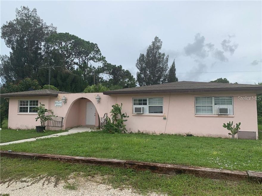One or more photo(s) has been virtually staged. Looking for something affordable and short term? If so, this would suit you well. You may lease on either a month to month basis or something more long term. Flexible terms. This studio unit is located in walking distance of the healing Warm Mineral Springs. Ready . Enclosed front porch adds to your personal space. Great area to relax in the evening. The studio provides a living area/bedroom space, kitchenette and bathroom. Perfect in it's simplicity. Electric, water, garbage and lawn care are included in rent. Month to month is $1150 monthly and a 12 month lease is $1050 monthly.