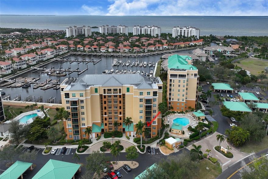 The Minute you Step Inside this Harbor Tower Unit  - You will FEEL the FLORIDA VACATION VIBES!!!...TASTEFULLY DECORATED thru-out ....Beautiful completely redone kitchen area with new cabinets and quartz counter tops. The unit which is sold turn key has newer furniture as well ....Great Room Furniture itself beckons your relaxation... Screened Lanai ....Spacious Master Bedroom and Bath ....Guest Bedroom and Bath....Lots of Storage Closets...You will Love Meeting new friends at the Heated Pool and with Outside Grill. BURNT STORE MARINA is the largest, deep water Marina along the Gulf Coast...Bring your Boat and enjoy the 10 Nautical Ride to the GULF...Two BASINS - one with Waterfront Restaurant, Live Entertainment and the Trading Post offering Bike & Kayak Rentals and Gourmet Sandwiches, etc... 27 Holes of Golf, Pro Shop & Restaurant...Fitness, Racquet & Pool Club Memberships...Jogging & Walking Paths...Golf Cart community...Freedom Boat Club...You will be LIVING the MARINA LIFESTYLE when you invest in this beautiful Piece of PARADISE...WELCOME HOME!!! (BEST OF ALL THIS UNIT IS TURN KEY ALL YOU NEED IS YOUR TOOTHBRUSH)
