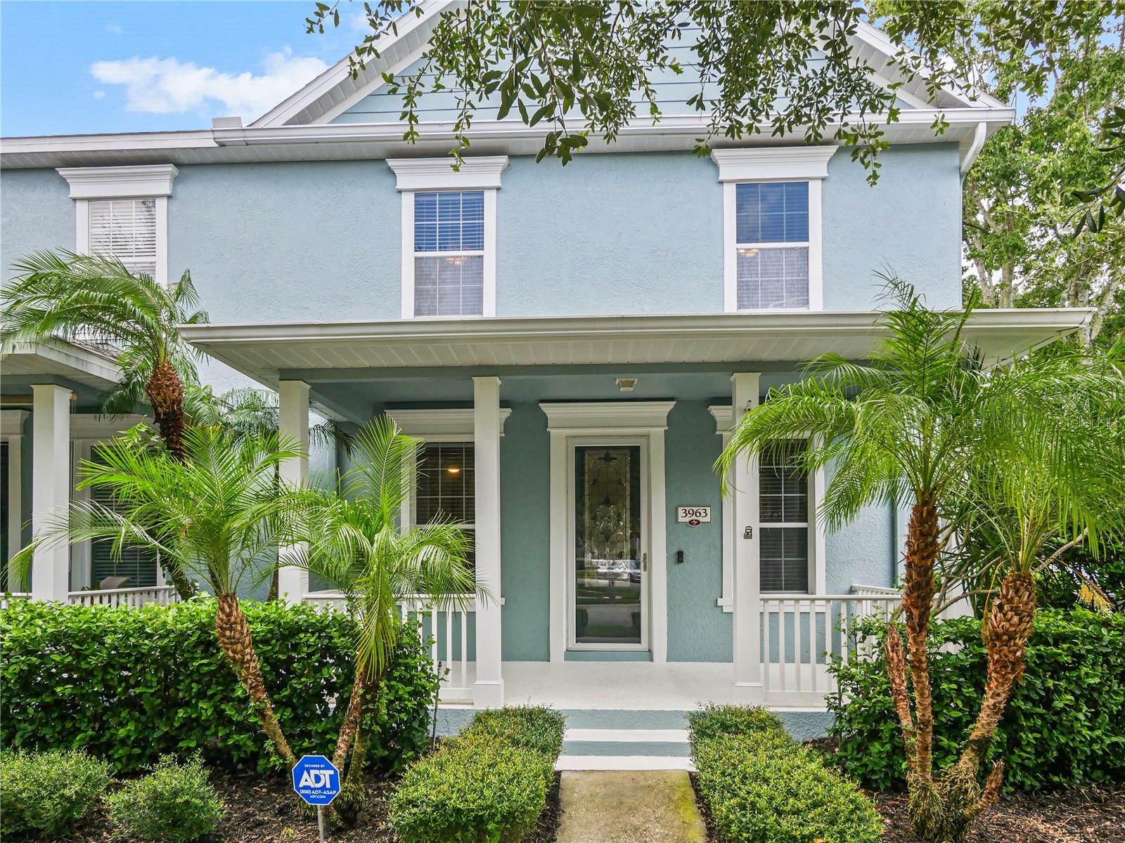 This Charming End Unit Townhouse is located on a quite tree lined street. Immaculately kept/move in ready and boasts: NEW LAMINATE WOOD flooring throughout. (NO CARPET) The open chef’s kitchen boasts a breakfast bar, white shaker wood cabinets, granite countertops, tile backsplash and all STAINLESS-STEEL APPLIANCES which includes refrigerator, smooth-top range, built in microwave and dishwasher. Entertain on your front covered porch or the back screened lanai located on a large corner lot. The property includes TWO SPACIOUS MASTER RETREATS. One is located downstairs with a walk-in closet and master bath includes a large vanity with a walk-in shower and the other master retreat is located upstairs with a walk-in closet with a master bath that includes a tub/shower combo. The Avalon Park South Village offers a resort type lifestyle with a state-of-the-art fitness center, zero entry swimming pool, basketball courts, tennis/pickle ball courts, a kid’s splash zone area and playground all included in the HOA. Located just minutes from UCF, Waterford Towne Center, Avalon Park Towne Center, Research Park, Lockheed Martin and Siemens. Easy access to The Orlando International Airport and Downtown Orlando all via SR 417 & SR 528. A+ RATED ORANGE COUNTY SCHOOL DISTRICT. (RENT INCLUDES: CABLE, INTERNET, LAWN SERVICE, TRASH, FITNESS CENTER, COMMUNITY POOL) INSTALLED BRAND-NEW AC and BRAND-NEW HOT WATER HEATER in 2025. Make this traditional Florida home yours today!