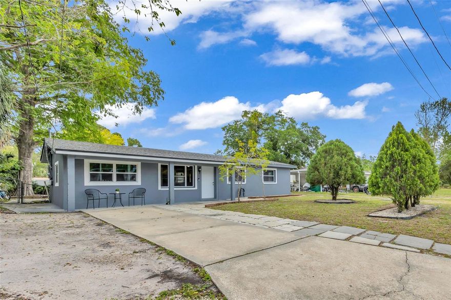 Welcome to this beautifully updated 3-bedroom, 1-bath home in the heart of Mount Dora! This property features fresh exterior paint (January 2026), a newer roof (October 2024), new flooring in living area (July 2024), and an open floor plan with the kitchen, dining, and living areas seamlessly connected. Enjoy a spacious backyard—perfect for entertaining, relaxing, or creating your own outdoor retreat. Located in a quiet, established neighborhood just 8 minutes from Downtown Mount Dora, you’ll love the easy access to charming shops, dining, and local events. Conveniently close to restaurants, grocery stores, and everyday essentials. No HOA! Ideal for first-time homebuyers or investors seeking a well-maintained property in a desirable location.