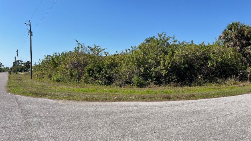 Build your Florida dream or invest in your future with this ideally located corner lot in a welcoming coastal community. With no mandatory HOA, you’ll enjoy the freedom to create your vision, while still having the option to join the voluntary HOA and optional boat ramp membership—offering convenient access to the scenic Myakka River and out to the Gulf.
Perfectly situated just one block from Myakka State Forest, this property is a nature lover’s dream, providing easy access to hiking, wildlife, and serene natural surroundings right outside your door. The lot is also primed for development with county water, electric nearby, and septic required, making it an excellent choice for a custom home or a smart long-term hold. Enjoy the best of Florida living with shopping, dining, golf courses, and nature trails all close by. Whether you're looking to build now or invest for the future, this property offers flexibility, location, and lifestyle—all in one. Buyer to verify scrub-jay with county.  Lot dimensions based on county provided records.

Don’t miss your opportunity to secure a slice of Florida paradise!
