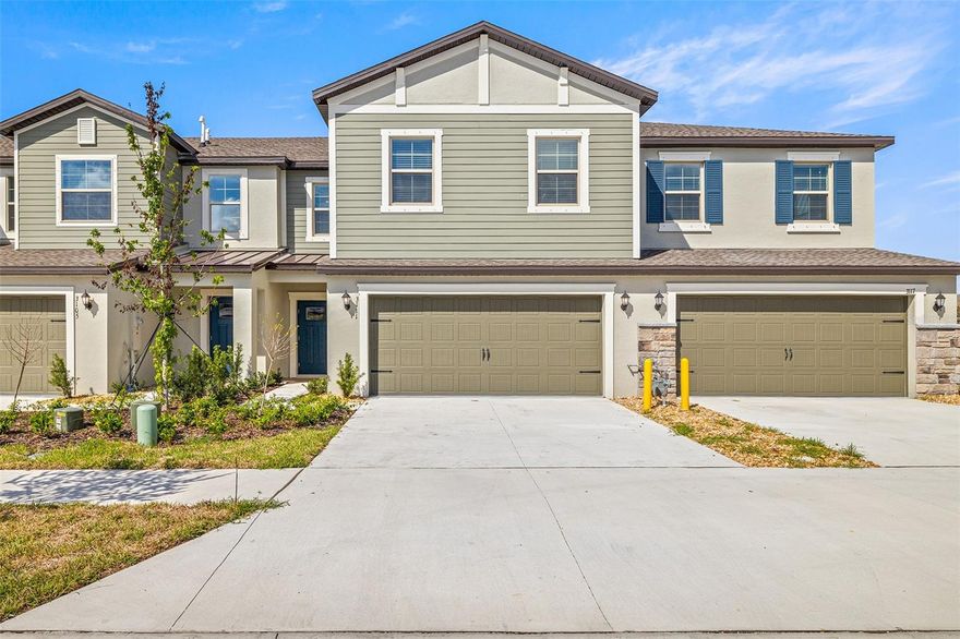 Welcome to your dream home in Bryant Square! This 3-bedroom, 2.5-bathroom townhome is brand new and ready for you to move in. You will love the open floor plan on the first floor, where you can cook, dine, and relax in one spacious area. The kitchen is a chef's delight with stainless-steel appliances, granite counters, a pantry, and a center island. A half bathroom is conveniently located near the kitchen. On the second floor, you will find a nice-sized loft that can be used as an office or additional living/play space. The oversized owner’s suite easily fits a king-size bed and includes a large walk-in closet as well as an ensuite bathroom with double vanity.  Two more bedrooms and another full bathroom are also on the second floor, along with the laundry room. The flooring is ceramic tile in the living and dining area and brand-new carpet in the bedrooms. The community pool and playground are just steps away from this home. You’ll also love the location, close to Trinity Hospital, Publix, and many other shops and restaurants.