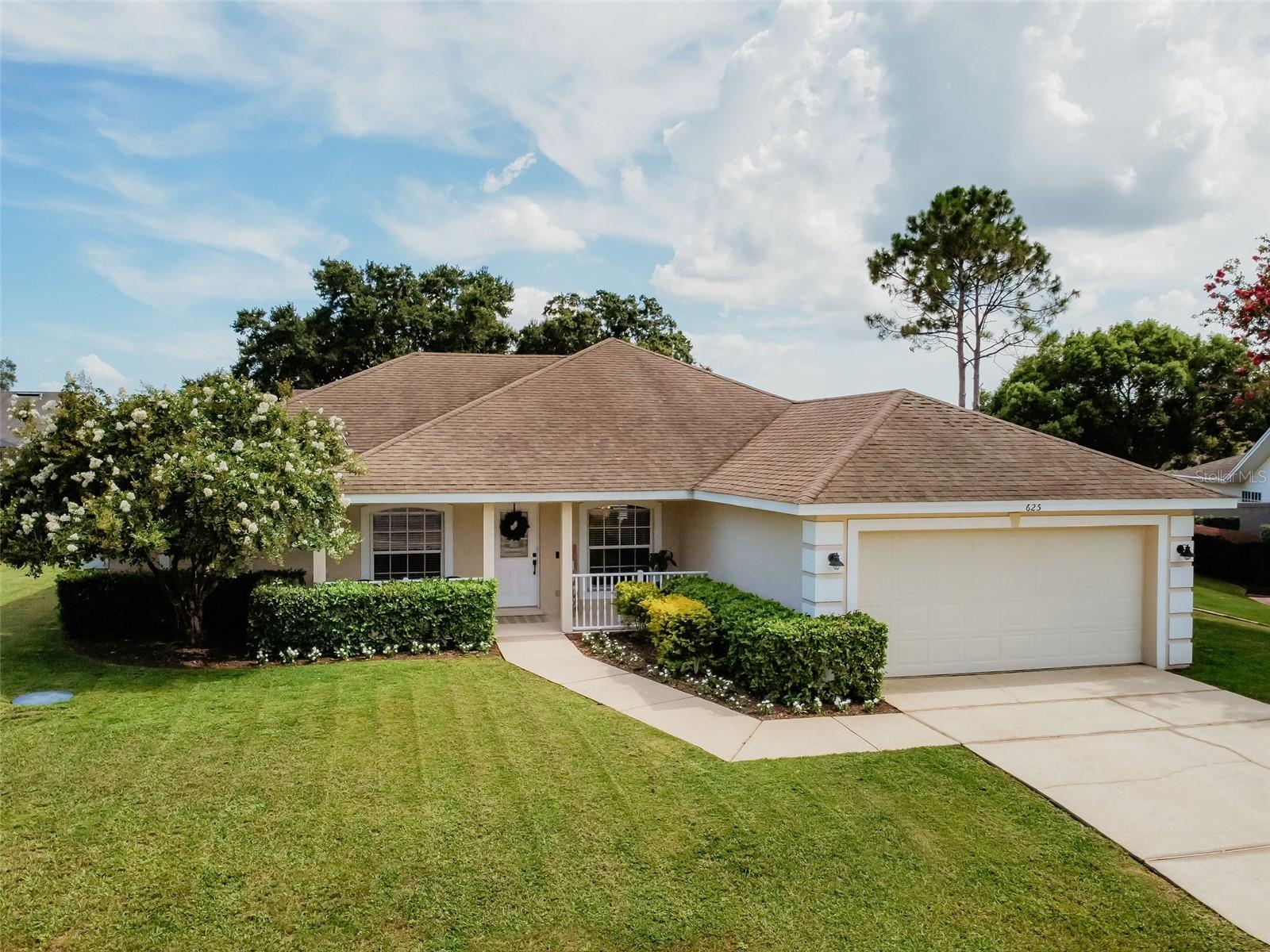 Welcome to 625 Powder Horn Row — a beautifully updated 3-bedroom + den, 2-bath home offering over 2,000 sqft of thoughtfully designed living space in one of North Lakeland’s most desirable neighborhoods. Every inch of this home has been tastefully renovated — from the luxury vinyl plank flooring to the quartz countertops — creating a true turnkey experience. Fresh paint, stylish light fixtures, and updated hardware throughout give the entire home a modern, cohesive feel.
Step into the bright and inviting living area and flow into the show-stopping kitchen with stunning white cabinetry, sleek new quartz surfaces, and a contemporary tile backsplash. The adjacent eat-in kitchen area features a charming shiplap accent wall, perfect for casual meals. You’ll also find a dedicated dining room ideal for hosting gatherings, enjoying family dinners, or creating a flexible space that fits your lifestyle. A cozy den adds even more versatility, making a great home office, playroom, or guest retreat.
All three bedrooms include brand-new carpet, and one bedroom features a custom board and batten accent wall for added charm. Both bathrooms have been upgraded with quartz countertops, new mirrors, lighting, and fixtures — bringing a spa-like feel to everyday living.
Step outside and imagine sipping your morning coffee on the covered front porch or hosting friends in the spacious screened-in patio overlooking the fully fenced backyard. There’s plenty of room for a pool, garden, or outdoor entertaining area.
This home blends comfort, charm, and sophistication — and no detail has been overlooked. Located in a quiet, well-maintained community close to shopping and dining.