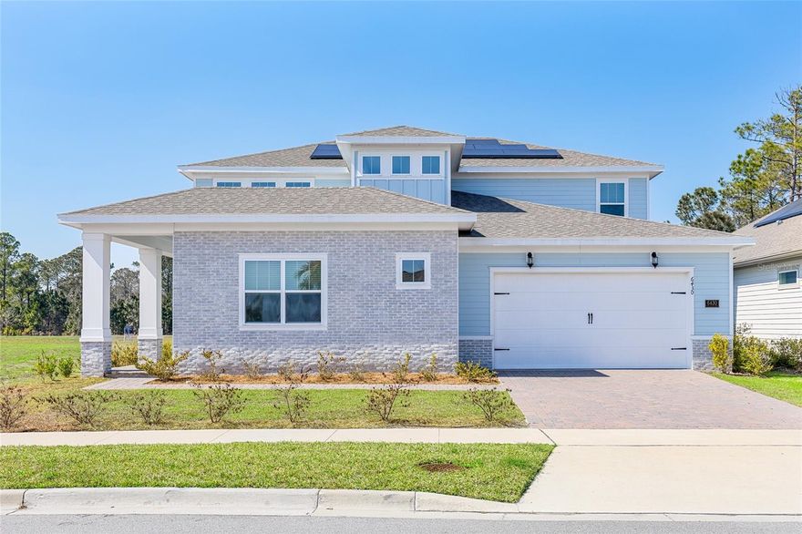 One or more photo(s) has been virtually staged. Experience the next evolution of Central Florida living at 6430 Trailblaze End. Located in the highly coveted Weslyn Park at Sunbridge, a Tavistock Development Company master planned community, this expansive 3,500 plus square foot estate offers a level of scale, organization, and tranquility that stands in a class of its own. Thoughtfully designed for both elevated everyday living and effortless entertaining, the gourmet kitchen serves as the true heart of the home, featuring premium stainless steel appliances, upgraded cabinetry, and sprawling quartz countertops. A massive oversized island anchors the space, flowing seamlessly into the dining and great room to create a natural gathering hub perfect for hosting on any scale.
With more than 3,500 square feet of intentional design, the layout prioritizes both connection and privacy. A rare private casita, designed as a detached style fifth bedroom suite and connected through a stunning central outdoor courtyard, offers the ultimate quiet zone for an executive home office, multigenerational living, or a guest retreat. Upstairs, a massive loft provides a secondary living area ideal for a media room, play space, or additional family lounge. Everyday organization is effortless thanks to a custom built drop zone at the garage entry, complete with integrated storage for daily essentials.
Set on a premium lot backing directly onto a private wooded preserve, the fully fenced backyard delivers peaceful views with no rear neighbors. A dedicated summer kitchen setup with a stainless steel grill elevates weekend gatherings, while the three car tandem garage provides ample depth for vehicles, a golf cart, home gym equipment, or additional storage.
Beyond the home itself, Sunbridge offers a lifestyle defined by growth and opportunity. Residents enjoy close proximity to the brand new STEM focused Voyager K to 8 school, immediate access to the Weslyn Park pool and Basecamp social hub, and miles of professionally designed trail systems. As Sunbridge continues its expansion with newly announced waterfront dining, retail, and recreational hubs, this 27,000 acre Naturehood is positioned to become the Lake Nona of the next decade, making this home not a serene retreat in the future of Central Florida living.