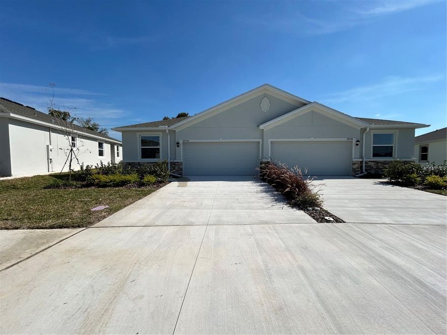 Experience luxury and convenience in this beautiful brand-new Siesta model Villa, located in the highly sought-after Mirada Lagoon Community in San Antonio, FL. This move-in ready rental features 3 spacious bedrooms and 2 full bathrooms, including a flexible third bedroom with double doors and a walk-in closet—perfect for an office, den, or guest room. Enjoy open-concept living with a modern kitchen, Smart Home system, and included high-speed internet and cable TV for added value. The rental includes exclusive access to the nation’s largest man-made lagoon, scenic walking trails, dog parks, playgrounds, and a vibrant social community. Live the resort lifestyle you deserve—schedule your private showing today!