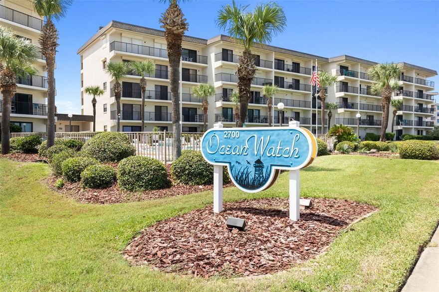 Your OCEANFRONT ESCAPE awaits in Ormond Beach—offered fully furnished, this turn-key retreat is on the 3rd-floor of an OCEANFRONT condo! Boasting 1,025 sq. ft. of living space, the 2/2 layout features an expansive double-length balcony with SOUTHERN ATLANTIC VIEWS right from the primary bedroom, an updated kitchen and baths, and new water heater. A plus specific to this unit is the COVERED GARAGE PARKING SPOT. This unit also offers exclusive protection with ELECTRIC STORM SHUTTERS that enclose the entire balcony and are conveniently powered from inside the unit, complemented by building-wide restorations including a new roof, fresh paint, and newly paved parking lot. In addition, local residents benefit from the recently completed $100M FDOT seawall project, featuring state-of-the-art fiberglass protection buried beneath restored natural dunes to safeguard the property and A1A. The resort-style community offers an oceanfront pool, private beach access, a sauna, and assigned covered parking making it an INCREDIBLE VALUE for a primary residence or a ready-to-go rental investment. Schedule your showing today!