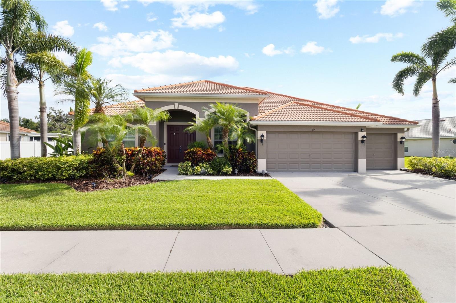 This is the Home You’ve Been Waiting For! Stunning 4BR/4BA pool home with 3-car garage and 3,424 sq ft of living space, situated on a private conservation lot in a highly desirable Apollo Beach community. Grand French door entry opens to beautiful pool and wooded views. Spacious split floor plan features a large primary suite with lanai access, oversized walk-in closet with built-ins, and a luxurious ensuite bath. Bedrooms 2 & 3 share a Jack-and-Jill bath, while Bedroom 4 is adjacent to a full bath with pool access. Upstairs bonus room with full bath and closet can serve as a 5th bedroom, media room, or private retreat. Gourmet kitchen includes 42" cabinets, granite countertops, stainless steel appliances, large island, and eating nook with sliders to lanai. Open-concept living flows from formal living/dining to the family room. Enjoy outdoor living in the screened lanai with pool, backing to serene conservation. Home also features a built-in whole house sound system with structured wiring. Resort-style community offers clubhouse, pool, fitness center, walking trails, fishing pier, and RV/boat storage. Convenient to Hwy 41 & I-75, Apollo Beach Marina, shopping, dining, and just 30 minutes to downtown Tampa. CDD fee included in taxes.
The CDD Fee INCLUDED in Taxes shown is responsible for the maintenance of: Clubhouse and Pool. Common area landscaping and playgrounds. Sidewalks and trail system. Hardscape (e.g., entrance and walls). Stormwater ponds and drainage structures. Aquatic weed control. See attached disclosure and call County for more information.
The MLS data is for informational purposes only and is not guaranteed