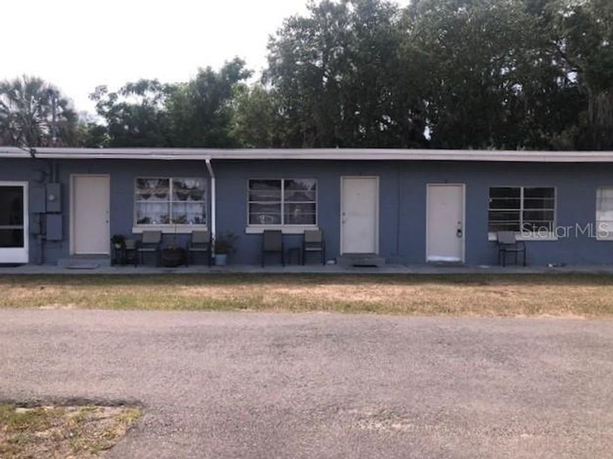 Move in Special! $500 off first month's rent! Studio apartment conveniently located just outside of downtown Tavares and minutes away from restaurants, grocery stores and shopping! Luxury vinyl plank flooring throughout, remodeled kitchen and bathroom. Neat and Clean! $200/month Resident Utilities Package includes electricity, basic cable, WiFi, water, sewer, and trash. Plenty of parking! On site laundry facility with coin machines and Amazon Locker! Renter's insurance required. The easiest move you'll ever make!