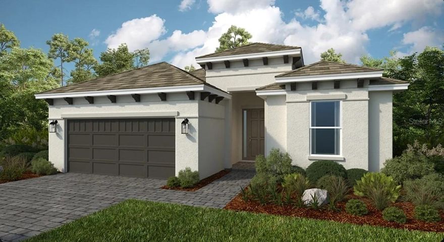 Under Construction. What's Special: Backs to Wetlands | No Rear Neighbors | Pond View | Oversized Garage. New Construction - August Completion! Built by America's Most Trusted Home Builder. Welcome to the Lazio II at 13454 Manarola Way in Esplanade at Wellen Park! Designed for those who love comfort with a touch of elegance, the Lazio II floor plan offers a warm, resort-inspired retreat you will adore. Through the porch, a welcoming foyer opens into a casual dining area that flows effortlessly into the great room, kitchen, and sun-kissed lanai, creating a beautiful space for everyday moments and special gatherings alike. Tucked away for privacy, the primary suite feels like a true escape with a spa-inspired bathroom and generous walk-in closet. Near the front of the home, two private bedroom suites with their own bathrooms, a dedicated study, plus a powder room and laundry room add ease and flexibility. Outside your door, the community enhances the experience with thoughtfully designed amenities, inviting surroundings, and a lifestyle that feels relaxed, friendly, and effortlessly refined. Additional Highlights Include: Gourmet kitchen, waterfall edge at kitchen island, tray ceiling at study/dining room/great room/primary suite/foyer, 4' garage extension, 8' interior doors, interior door at primary closet to laundry, covered extended lanai, study in place of flex, outdoor kitchen rough-in, garage floor seal with flakes and clear coat, and whole house impact windows. Photos are for representative purposes only. MLS#A4692372
Live the inspired lifestyle at Esplanade at Wellen Park, where resort-style living and wellness-focused design come together in the heart of the Venice area. As the signature of an Esplanade community, residents enjoy abundant opportunities to stay active and relaxed with a beautifully appointed resort club, pool and spa, on-site dining, fitness and lifestyle programming, and courts for tennis, pickleball, and bocce. Surrounded by golf, preserved natural lands, and everyday conveniences, this community is designed to feel like a dream vacation you get to call home.