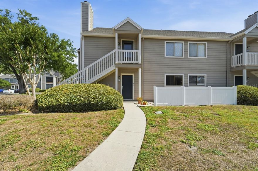 Beautiful, move-in ready 2 bed, 2 bath corner first floor condo in the desirable Sun Ridge Community. Renovated in 2020, this home features a newer A/C unit and hot water heater, along with an upgraded kitchen featuring elegant wood shaker cabinets, granite countertops, and stainless steel appliances. The bright inviting open interior offers laminate flooring throughout, updated ceiling fans and energy efficient fixtures. Enjoy great pool views from the re-screened private patio, which also includes a storage room. Additional upgrades include newer weather stripping and freshly painted exterior doors which adds to the home’s comfort and efficiency. Assigned parking is conveniently located near the front door and mailboxes. Ideally situated off Jamestown Blvd with quick access to I-4, shopping, dining, Altamonte Mall, grocery stores, gyms and parks. Zoned for highly rated Seminole County Schools. Schedule your private showing today for this stylish, well-maintained home.