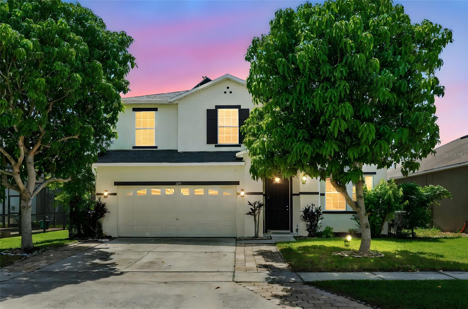 Welcome to this stunning 5-bedroom, 4.5-bathroom home offering nearly 3,500 sq ft of living space, nestled in one of Central Florida’s most desirable neighborhoods. With a thoughtful layout, modern features, beautiful retreat area and peaceful water views, this home is perfect for families and those who love to entertain. Step inside to a bright and open floor plan with spacious living areas, high ceilings, and abundant natural light. The spacious kitchen area is perfect for everyday meals or hosting gatherings. The expansive living and dining spaces overlook the home’s true highlight: a private backyard oasis. Enjoy a large screened-in patio with a beautiful, salted pool, jacuzzi, and seating areas—all framed by lush landscaping and serene views of the water. The backyard also features a large patio with mature fruit trees, including mango and star fruit, providing both shade and fresh-picked flavor. The primary suite is a private retreat that includes a nice sitting area and a spa-style bathroom, dual vanities, soaking tub, and a walk-in shower. Additional bedrooms are generously sized, with versatile space for family or guests besides the expansive Loft area that perfectly compares to a movie room or entertaining area. ***It is great to know that this amazing floor plan has*** "One full bedroom and Bathroom" on the first floor!! ***the Roof is only 6 years old, ***the Solar Panels 10 y/o (the system has been recently inverted upgraded, within the last 3 months) and has a ***water softener system***. The Property location counts with easy access to top schools, shopping, and dining, this home offers the ideal blend of comfort, convenience, and Florida charm. Don’t miss your chance to tour this exceptional property—schedule your showing today!
