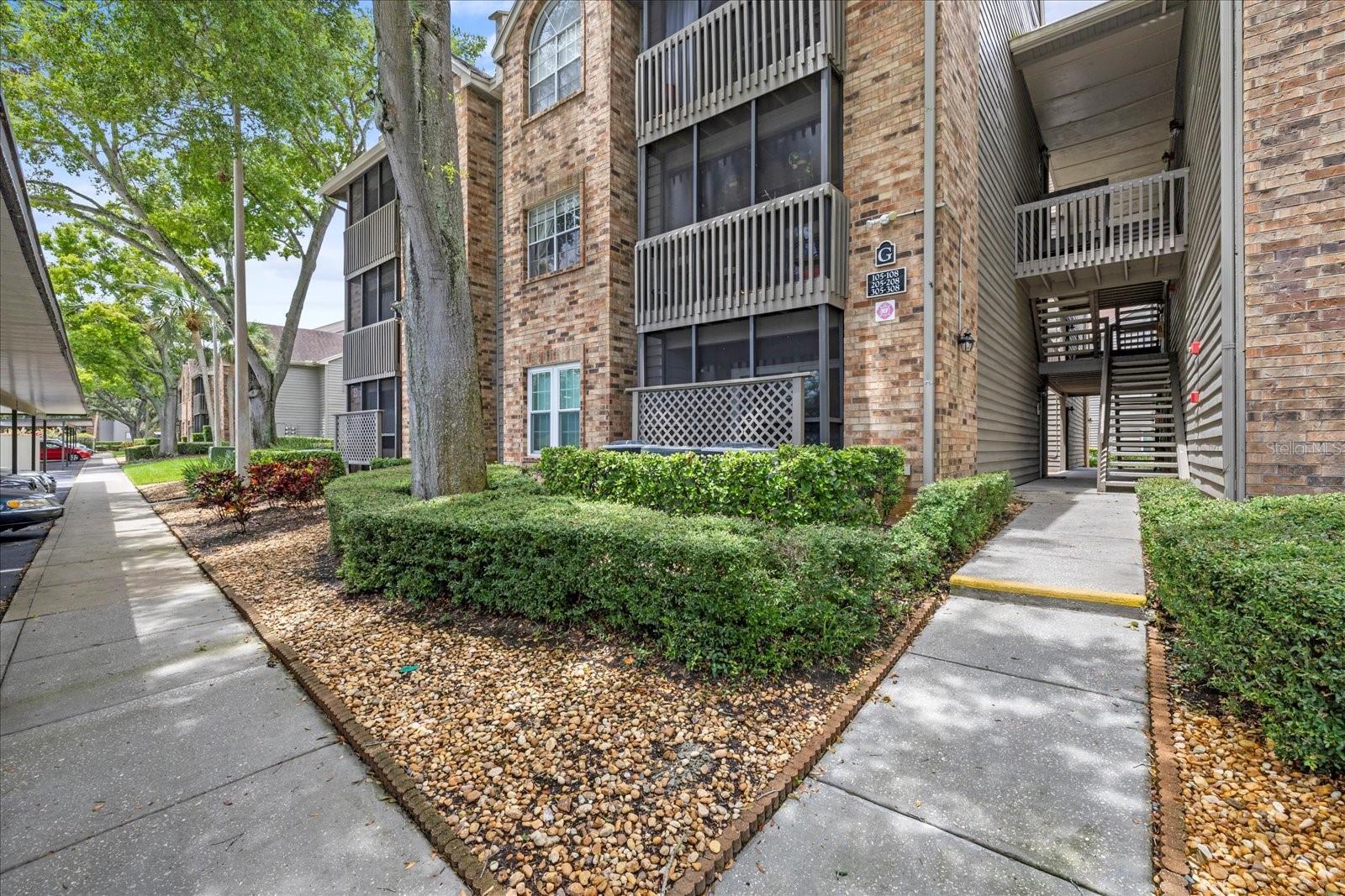 WOW what a price!! Hurry this will go fast!! For the opportunity to own in The Fountains at Countryside, a gated community that offers resort-style amenities and a fantastic location! This spacious 2-bedroom, 2-bath condo features 946 square feet of comfortable living space, with an open floor plan and tile flooring throughout for a modern, low-maintenance feel. NEW ROOF in 2022! Enjoy the Florida lifestyle from your screened-in lanai, a perfect spot to relax with your morning coffee or unwind in the evening. Inside, you’ll love the convenience of in-unit laundry with a stackable washer and dryer neatly tucked away in a laundry closet. The Fountains is NOT a 55+ community, and there’s no waiting period to rent your unit, making this an ideal opportunity for homeowners and investors alike! Pets are welcome, so your furry friends can feel right at home. This unit also includes one assigned parking space for your vehicle with plenty of guest parking spaces available. Residents enjoy access to fantastic community amenities, including a sparkling pool, hot tub, fitness center, clubhouse, outdoor grill area, and a dog park. The beautifully maintained grounds and secure, gated entrance make this a truly desirable place to live. Don’t miss out on this incredible opportunity—Minutes from the desirable Westfield Countryside Shopping center less than 30 minutes to Clearwater beach and to Tampa airport. Schedule your private tour today!