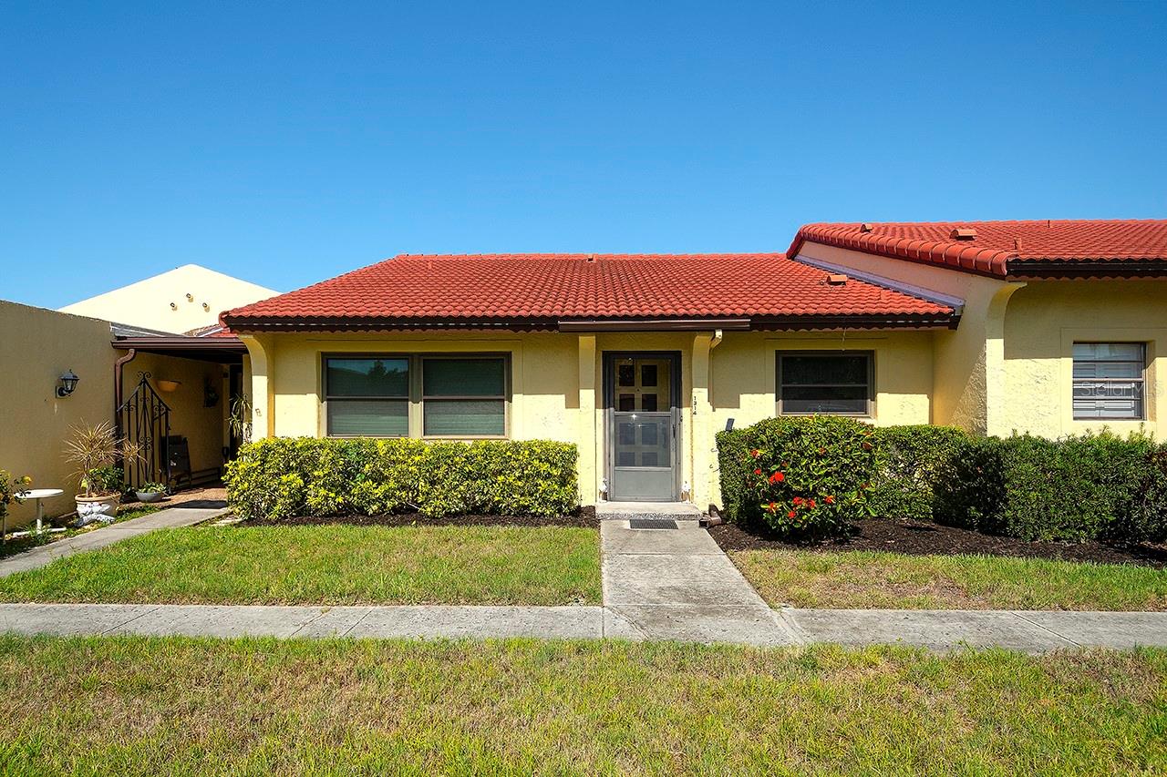 Seller says SELL. Don't miss out. This spacious 2bd/2ba condo in the highly desirable 55+ community of Meadowcroft is ready for your refresh. The floor plan in this unit is one of the largest in Meadowroft at almost 1350 square feet. The living room & dining room have a full-length vaulted ceiling providing that spacious & airy feeling which then flows right into the added living space of the air conditioned & glass-enclosed lanai. The large opening from the kitchen allows for easy interaction with guests and unobstructed views from the kitchen all the way through to the lanai. The two bedrooms are a split design providing maximum privacy for residents and guests. A washer & dryer are conveniently located inside the unit in the hallway between the 2 bedrooms. Storage is a big bonus with this unit as it has multiple closets throughout. As a bonus, the separate storage closet in the lanai also has a standup freezer. Outside the lanai is a very private paver patio which is perfect for grilling or just relaxing in the sun. Meadowcroft is a maintenance-free community and pet-friendly, too. Located in the heart of West Bradenton, Meadowcroft is within minutes of shopping, restaurants, medical facilities and hospital, and of course, our beautiful beaches on Anna Maria Island. Recreational facilities include a heated pool, tennis and pickleball courts, and clubhouse. There are always many fun and interesting activities offered throughout the year, too. Whether fulltime or snowbird, you will love the friendly community and ideal location of Meadowcroft.