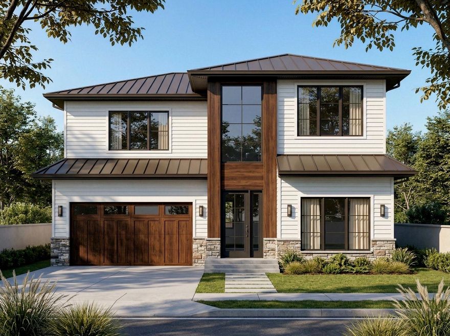 Pre-Construction. To be built. Coming Soon to Mills 50 | Semi-Custom by Talbot Homes Modern design meets timeless craftsmanship in this stunning semi-custom home by Talbot Homes, coming soon to the heart of Mills 50. Designed with clean architectural lines, Hardie siding, warm wood accents, stone detailing, and expansive black-framed windows, this residence delivers both durability and curb appeal. Inside, hardwood floors run throughout with no carpet anywhere. Upgraded quartz surfaces are featured throughout the home, elevating every space with a cohesive, high-end finish. The chef’s kitchen showcases Italkraft cabinetry, premium Miele appliances, designer lighting, and an oversized island overlooking a light-filled living area with soaring ceilings and seamless indoor-outdoor flow. The primary suite offers a spa-inspired retreat with dual vanities, a freestanding soaking tub, and a glass-enclosed shower. Step outside to a private backyard oasis complete with a covered lanai, summer kitchen, and pool with optional spa. Located minutes from downtown Orlando, Lake Eola, and Mills 50 dining and arts. Personalization opportunities available.