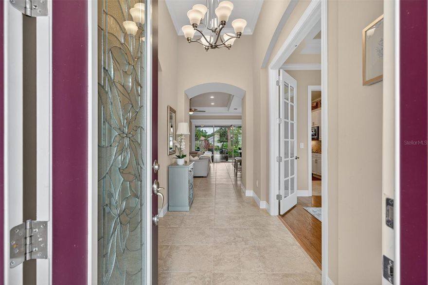 NEW LANDSCAPING AND CLOSING COST INCENTIVE FOR THE BUYER, INQUIRE TODAY! Welcome to the Venetian Golf and River Club, a master-planned, gated community spanning about 1,039 acres and home to roughly 1,377 residences. It’s purpose-built to deliver a “country-club meets resort + nature” lifestyle, combining golf course living, river/nature access, and community amenities. 366 Padova Way elevates the classic WCI Florencia into something far more refined; upgraded, meticulously cared for, and positioned perfectly within the community. And yes... it's priced to move! This one’s been dialed up with over $90,000 in upgrades, reduced CDD fees (CDD Loans Paid Off) and a jacuzzi hot tub which conveys with the property! At this home, the biggest upgrade of them all are the PGT HURRICANE IMPACT WINDOWS. Think about the cost of that today! Additionally, the homeowners installed a Panoramic Lanai Enclosure which is equipped with STORM SMART ROLL-DOWN SCREENS. Inside, you’ll find engineered hardwood flooring in every bedroom, plantation shutters, crown molding, and all LED lighting. The kitchen was refreshed with a new farmhouse sink, new stainless steel appliances, and upgraded hardware. Even the garage got the royal treatment with epoxy flooring, overhead storage, and the most quiet garage door opener you never heard. Curb appeal shines with fully updated landscaping (front and back), elevated pavers, and a decorative hurricane impact-rated front door. Within the Venetian Golf & River Club you’ll enjoy resort-style living like nowhere else with two pools (resort style and lap pools), a new tiki bar, a walking deck that leads to the Myakka River, a fitness center, tennis courts, dining at The River Club (residents only), a well maintained championship golf course and most importantly, Pickleball! Whether you remain within the gates of your community or choose to venture out to the heart of downtown Venice, every day can feel like a vacation. Don't overthink this one, schedule the showing and make this your new home!