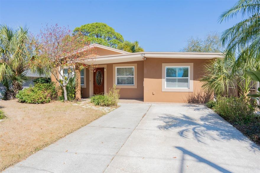 STOP THE SEARCH! 3BED/2BATH, OVER-SIZED PARKING PAD, BOAT & RV PARKING. LARGE IN-GROUND POOL. HUGE YARD. This 3 bedroom 2 bathroom is nestled on a peaceful residential street in a well-established charming neighborhood. It’s a true hidden gem waiting to be discovered! From the moment you step inside, you’ll feel right at home. This beautifully designed 1,560 sq.ft residence boasts a spacious floor plan that perfectly blends elegance and functionality. There’s plenty of room for entertaining guests! This home features both a spacious living/dining room area, open and inviting, and the media room is perfect for movie nights. The backyard features mature landscaping, large in-ground pool, spacious shed, privacy fence, paved parking pad which can be used for RV Parking, Boat Parking, Boat Storage, Golf Cart parking and much more. After a long day, relax in your own private backyard oasis. Close to parks, beaches, dining, shopping and more! Examples include: Fossil Park, Gateway Market Center, Mangrove Bay & Cypress Links golf.