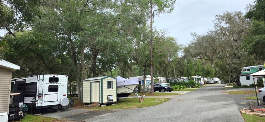 Dont miss this opportunity to get into the ever popular Salt Springs Resort with this affordable deeded lot. With only a stone throw away from Little Lake Kerr and the resorts amenities like the pool, shuffle board, pickle ball just to name a few. The 2021 rv unit will remain on the lot and will be between the seller and buyer. Seller may work with buyer though if you're looking just for a blank / vacant lot. Take a day trip and head to the beach, Daytona beach est. 45mins away!  Make this your weekend getaway or permanent home. Better yet Airbnb to make some extra cash. Only 40 minutes from Ocala FL & 23 miles to Palatka FL.. At the end of the day enjoy a swim in the 2 huge pools or shoot some horseshoes, play pickleball or basketball. This resort offers plenty of amenities that will keep you busy.