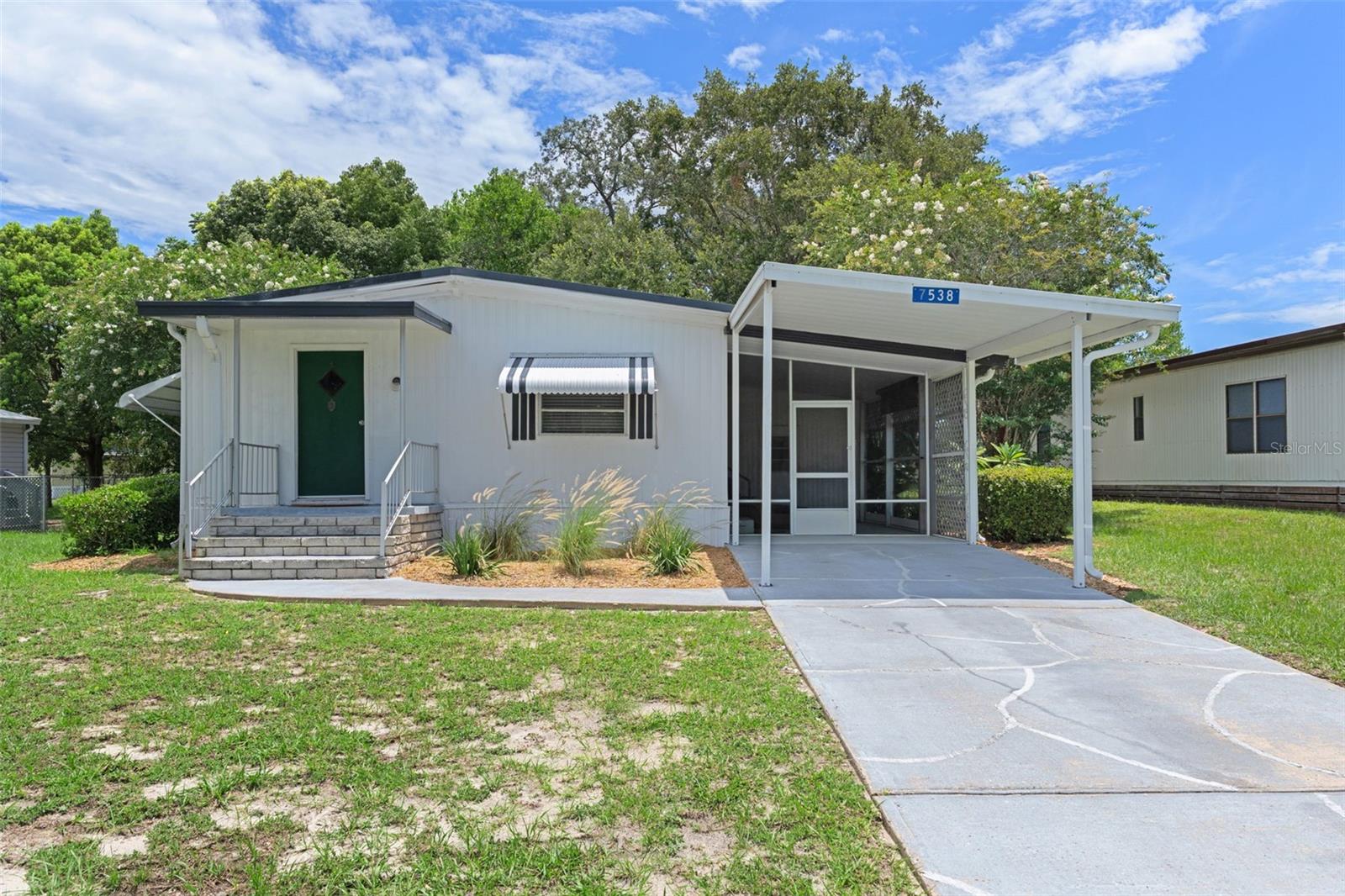 This well-maintained 720 sq ft FURNISHED home is a smart investment opportunity or cozy primary residence located in the desirable High Point 55+ community, where YOU OWN THE LAND!! Whether you're looking for a smart investment or a comfortable Florida retreat, this property delivers. Recent upgrades include a new A/C and ductwork (2021), updated subfloor and flooring (2016), and a vapor barrier installed in 2016 for added protection. Enjoy privacy and comfort with “Select” brand blinds installed in 2020 throughout the home.
The beautifully landscaped yard features mature trees, offering a peaceful, shaded retreat—perfect for relaxing or entertaining. High Point offers a vibrant lifestyle with scheduled activities, a community pool, tennis courts, golf course, and clubs galore to suit every interest. The beautifully landscaped yard features mature trees, offering a peaceful, shaded retreat—perfect for relaxing or entertaining.
With strong rental potential and excellent ROI at current rates, this home is perfect for seasonal use, full-time living, or a turn-key rental.
Affordable. Active. Inviting...