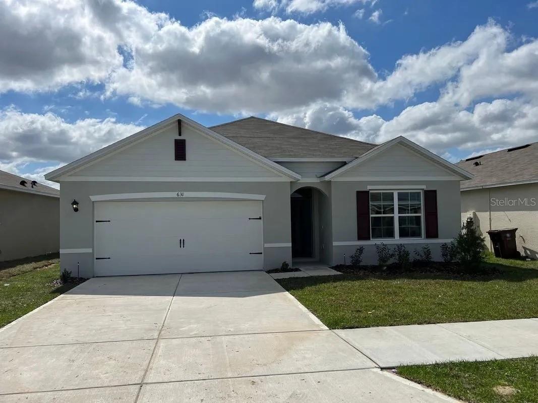 Welcome to your new home in Haines City, FL! This beautiful 4-bedroom, 2-bathroom single-family home in Grace Ranch offers spacious living with soaring ceilings and a bright, open layout. The modern kitchen comes fully equipped with stainless steel appliances and a roomy pantry, flowing seamlessly into the dining area — perfect for family gatherings and entertaining. The master suite features a walk-in closet and a stylish ensuite bathroom for your private retreat, while three additional bedrooms provide comfort and flexibility for guests, a home office, or hobbies. You’ll also enjoy the convenience of a 2-car garage and a well-located laundry room (washer and dryer not included).