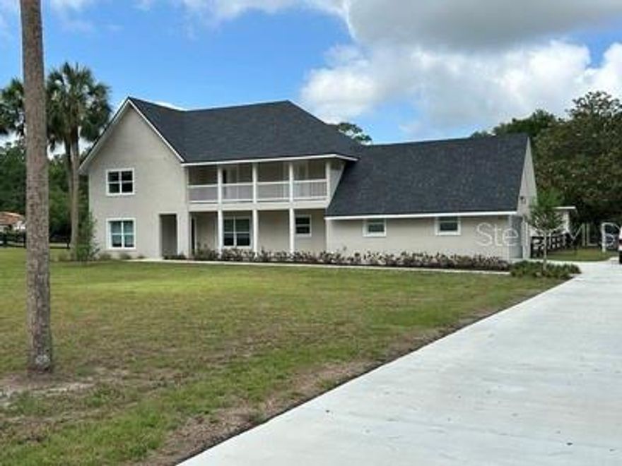 Completely renovated property with lots of space 5 bedrooms, 4 full bathrooms, big back yard with screened in ground pool. This property sits on a Cul de Sac in a private quiet neighborhood just a street over from WEC. The home has been fully updated with brand new kitchen, laundry room, and bathrooms, LVP and carpet. Large primary bedroom upstairs with it's own balcony porch. Every bathroom has access to it's own private bathroom. Pet friendly.