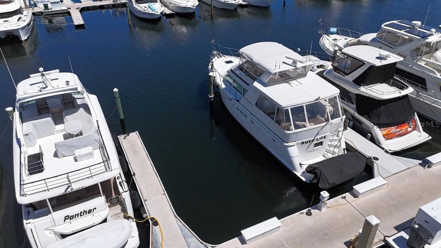 Own your piece of paradise with this premium deep-water boat slip at C-7 on Center Dock at the highly coveted Riviera Dunes Marina.   Located on Florida’s beautiful Gulf Coast, this protected marina is one of the safest harbors in the region with easy access to Tampa Bay, the Intracoastal Waterway, and the Gulf. 

This floating dock slip measures 55' x 19', accommodates vessels up to 60.5 feet in length, offers 50 amp shore power,  pump-out at each slip, and Wi-Fi. Owners enjoy full access to the marina's resort-style amenities, including gated parking,  2 floating heated pools, pet walking area, social docks with 3 grills, laundry facilities, private bathrooms and showers, and an on-site fuel dock.

With 24-hour gated security, Riviera Dunes offers luxury, safety, and convenience. Minutes from waterfront dining, downtown Bradenton, and Sarasota. The Dockside Grille and Social Bar is also located directly at the end of center dock providing an inviting place to meet friends for cocktails, dining as well as entertainment and dancing 4 nights a week to live music on the patio.  Don't miss the Happy Hour Menu!

This is a rare opportunity to own in one of Florida’s top-rated marinas—perfect for seasonal boaters or as a rental investment! Purchased slips can also be rented and managed by the marina or owner. You do not need to own a home or condo to purchase a slip here at Riviera Dunes Marina.
