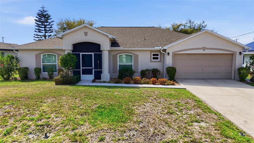 Welcome to this well-maintained 3-bedroom, 2-bathroom single-family home located in desirable Cape Coral. Featuring a functional split floorplan, this home offers privacy and comfort for both everyday living and entertaining and includes an additional living space area that provides flexibility for a family room, home office, or entertainment space.