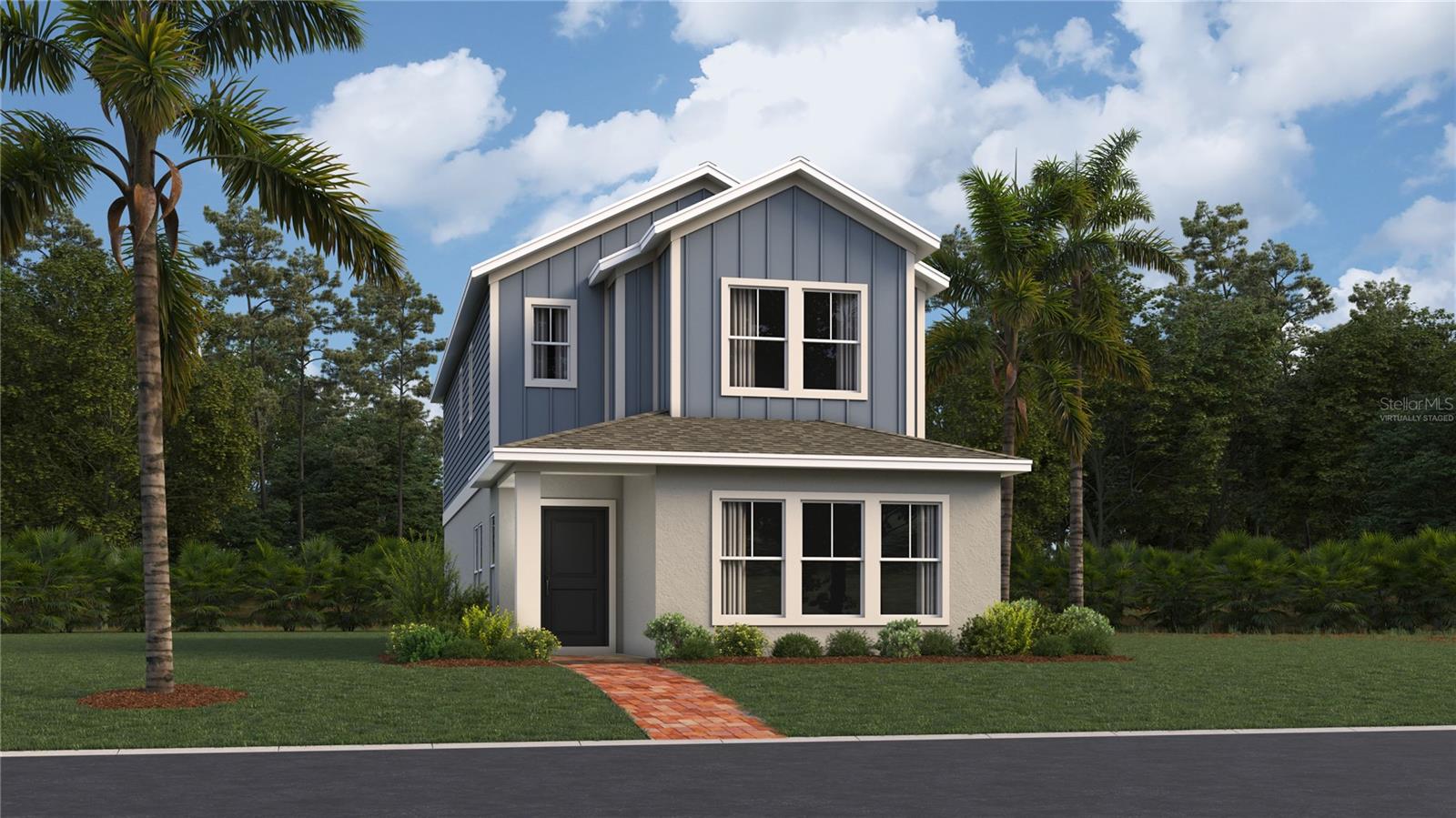 Under Construction. The Sonora two-story home features an open-concept design combining the Great Room, kitchen and dining room, with an attached lanai for seamless everyday living. Upstairs, a cozy loft area is surrounded by two secondary bedrooms and an expansive owner’s suite, complete with a luxurious en-suite bathroom and oversized closet. The much-awaited EverBe community located in Orlando, features amenities designed to bring residents together, including a relaxing swimming pool, community center, onsite parks and multi-use trails. Residents will be just minutes from Orlando, with proximity to major highways FL-528 and FL-47 for simple commutes. The newly opened Brightline station and nearby Orlando International Airport will help to connect residents locally within Florida and beyond.