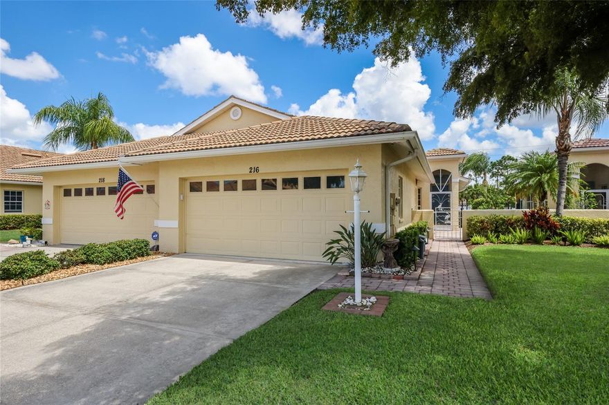 Welcome to peaceful living in the charming community of Vista del Lago, where comfort, convenience, and serene water views come together beautifully. This furnished and inviting villa offers bright interiors, a spacious layout, and the relaxed Florida lifestyle you’ve been dreaming of.
Designed with easy everyday living in mind, the open floorplan seamlessly connects the kitchen, dining area, and living room — creating the perfect setting for casual gatherings and shared meals. Impact resistant sliding glass doors frame tranquil water views while inviting in gentle Florida breezes and the soothing sounds of nature.
The generous primary suite is a private retreat, complete with an en-suite bath designed for comfort and relaxation. A spacious guest suite provides flexibility for visiting family and friends, a home office, or additional lifestyle needs.
Outside your door, Vista del Lago offers a beautifully maintained community filled with charm and amenities. Residents enjoy access to a sparkling pool, welcoming clubhouse, and meticulously manicured grounds that create a peaceful, carefree atmosphere.
Perfectly located near Venice Island, this home allows you to experience the best of Venice living — from its quaint hometown character and local dining to nearby beaches and coastal beauty, all with a quiet sense of retreat.
Come discover the comfort, tranquility, and simplicity of life at Vista del Lago — where your better days begin.